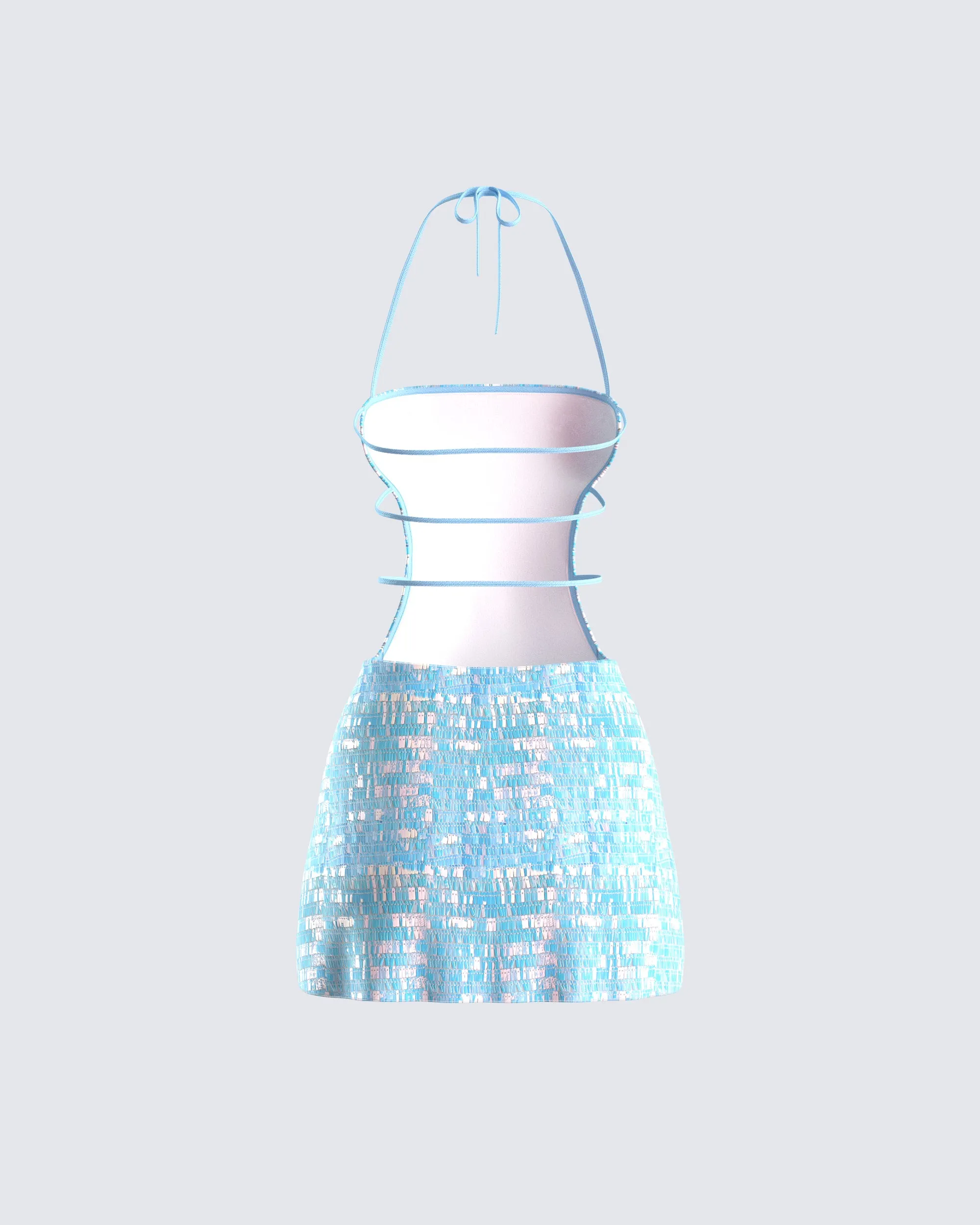 Deron Iridescent Sequin Mini Dress sold by Finesse product image thumbnail 3