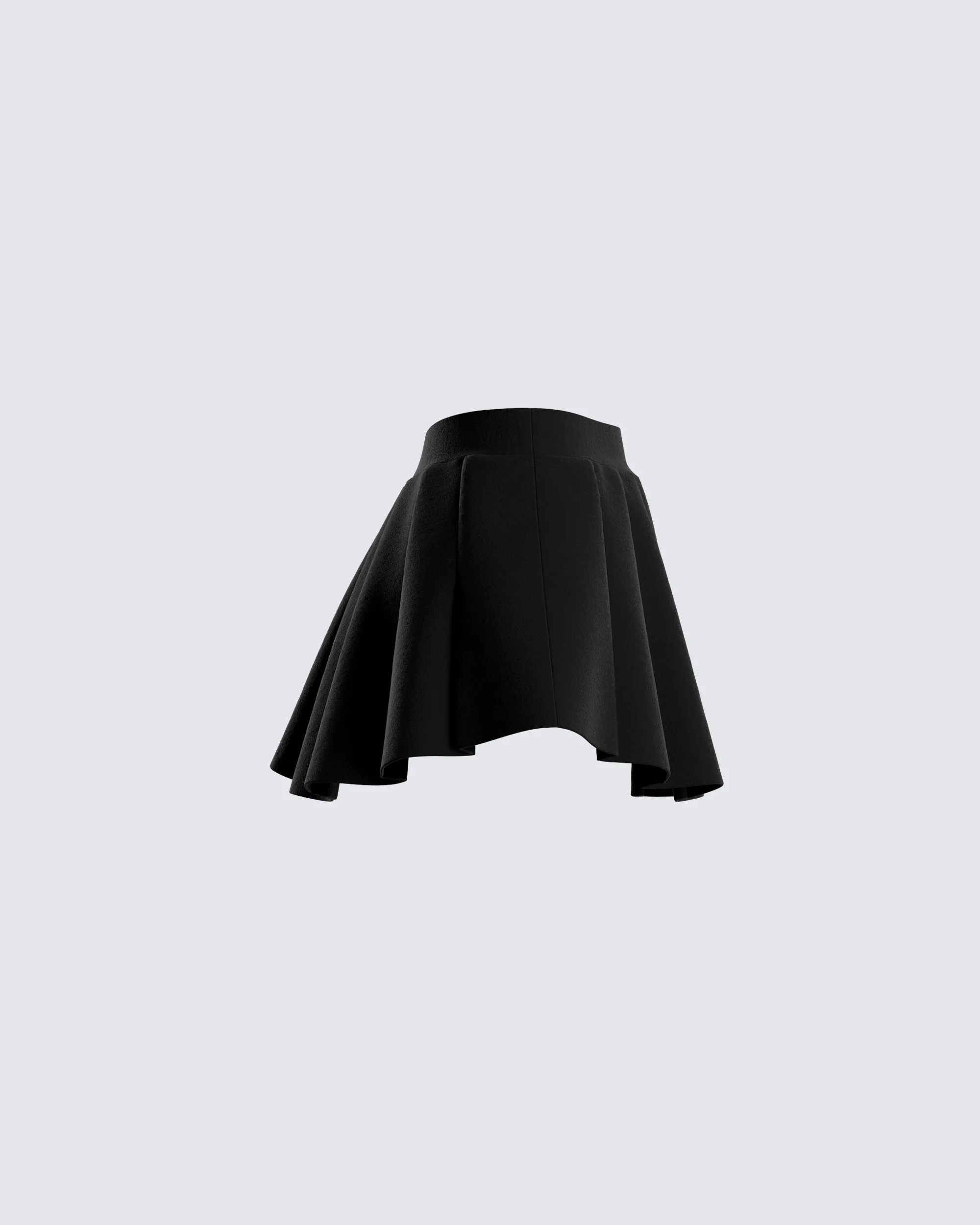 Addler Black Pleated Mini Skirt sold by Finesse product image thumbnail 2