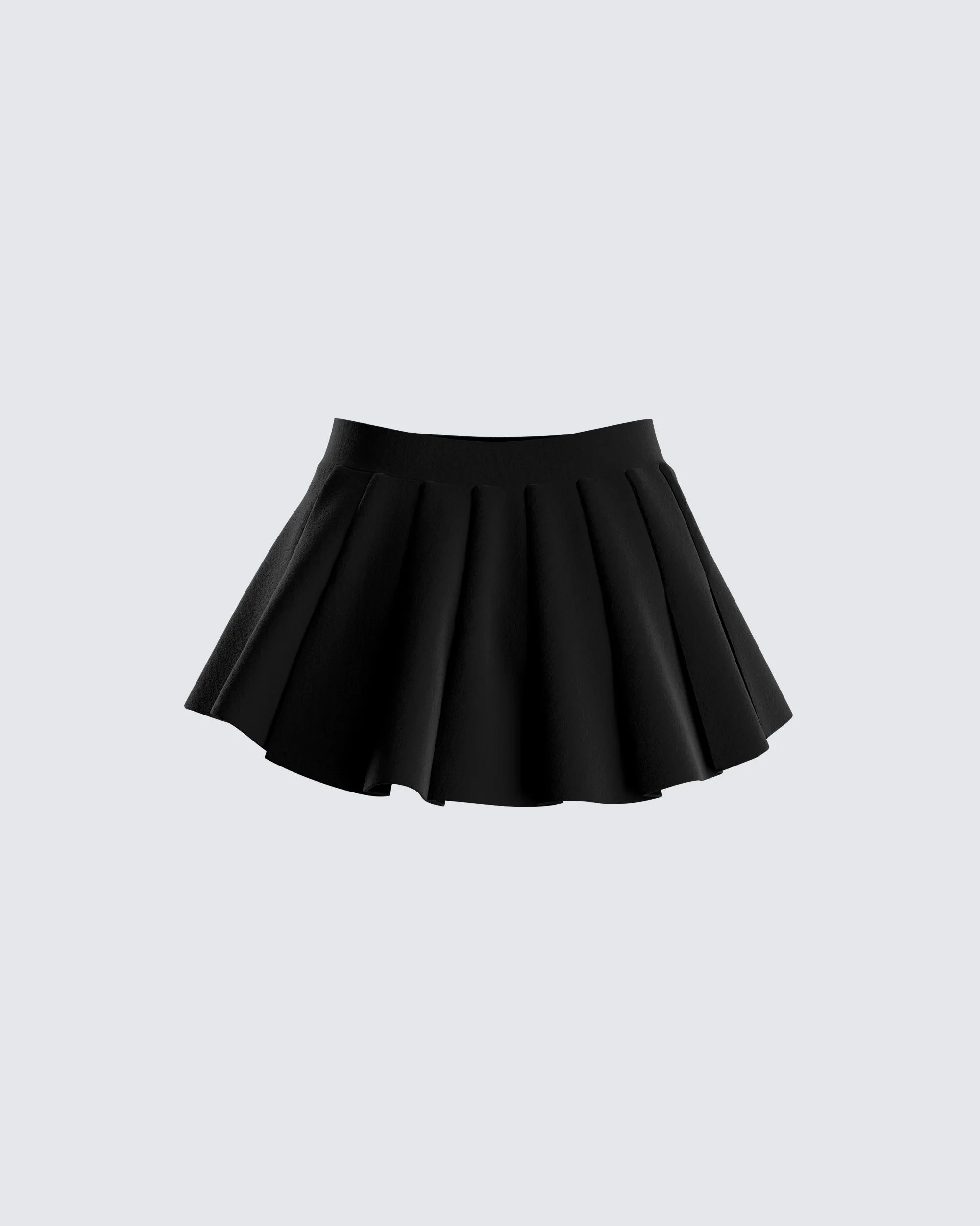 Addler Black Pleated Mini Skirt sold by Finesse product image thumbnail 3
