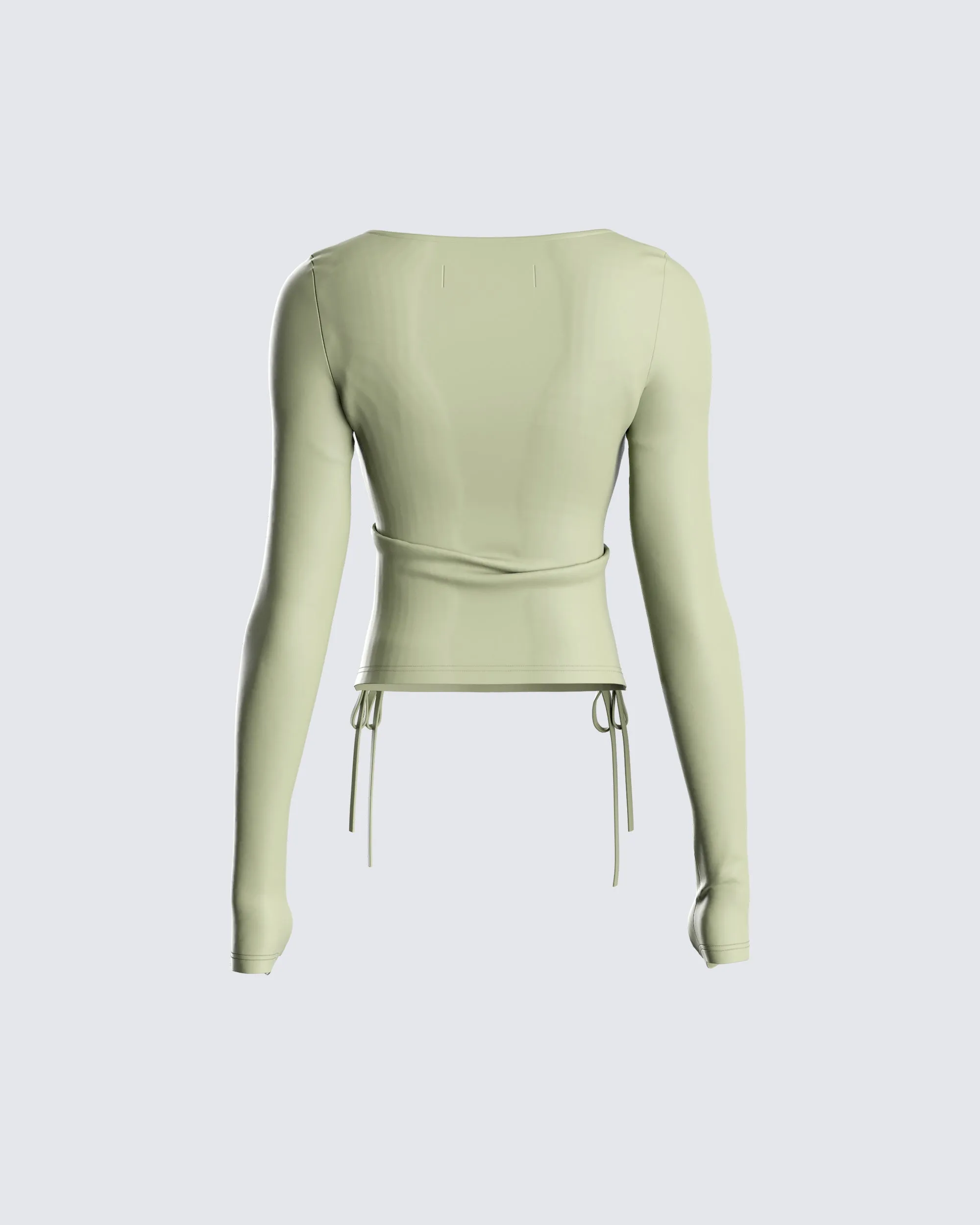 Morgan Green Long Sleeve Top sold by Finesse product image thumbnail 3