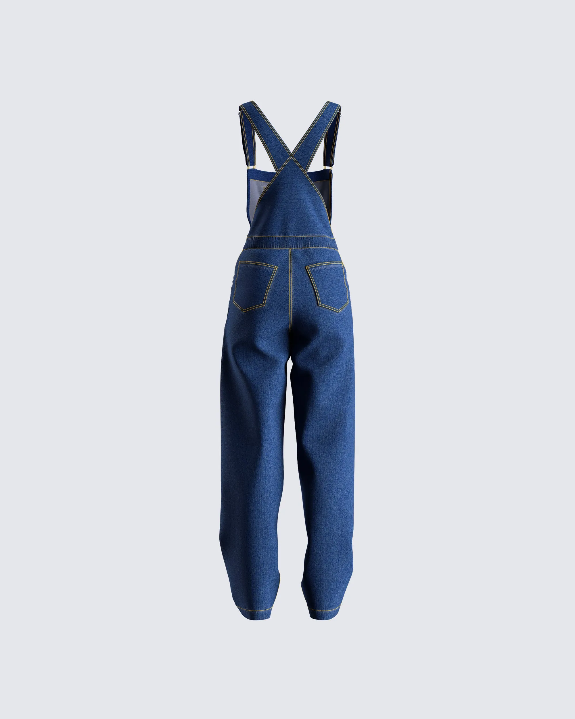 Colleen Blue Overall Jeans sold by Finesse product image thumbnail 3