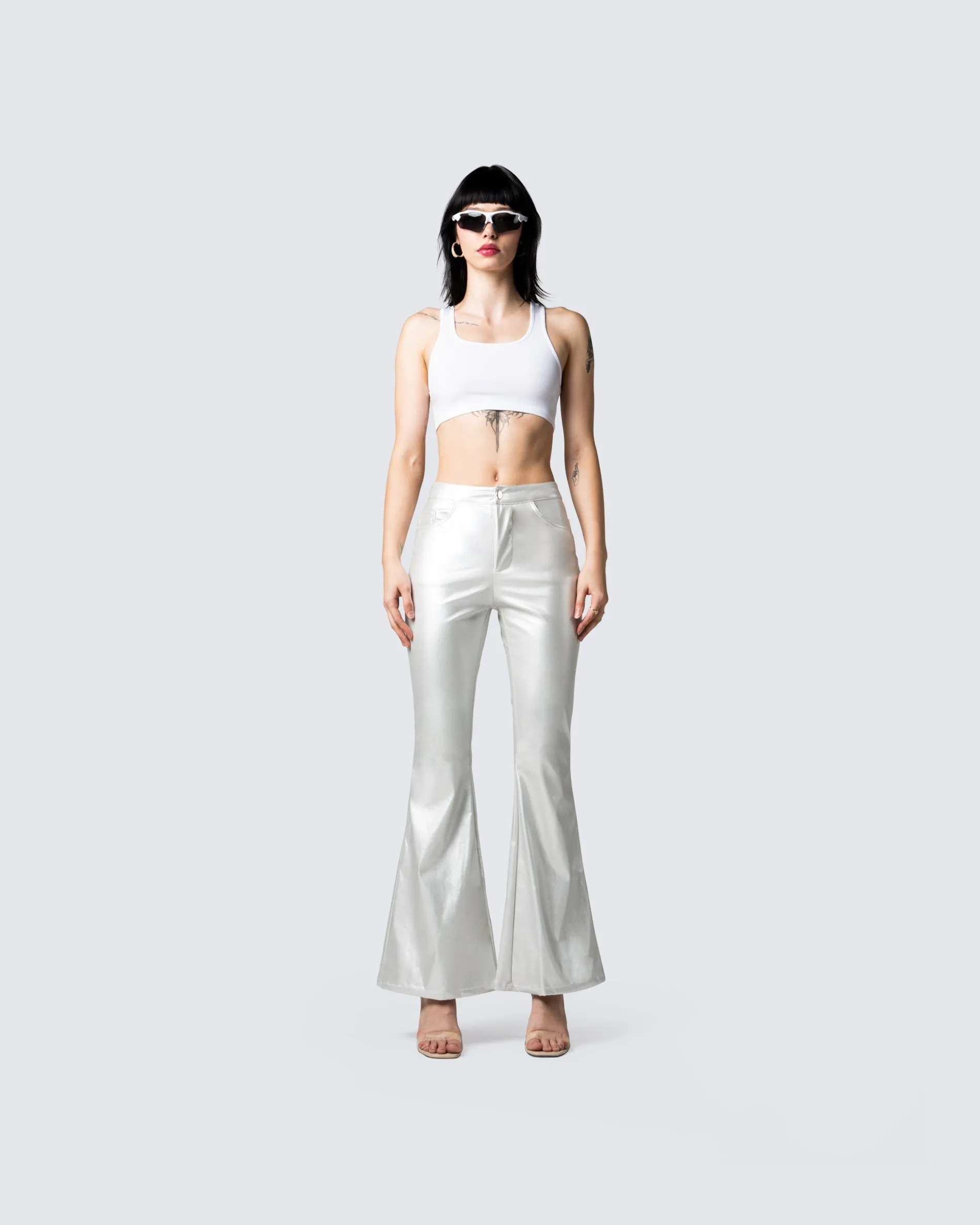 Kelly Silver Flared Pant sold by Finesse product image thumbnail 4