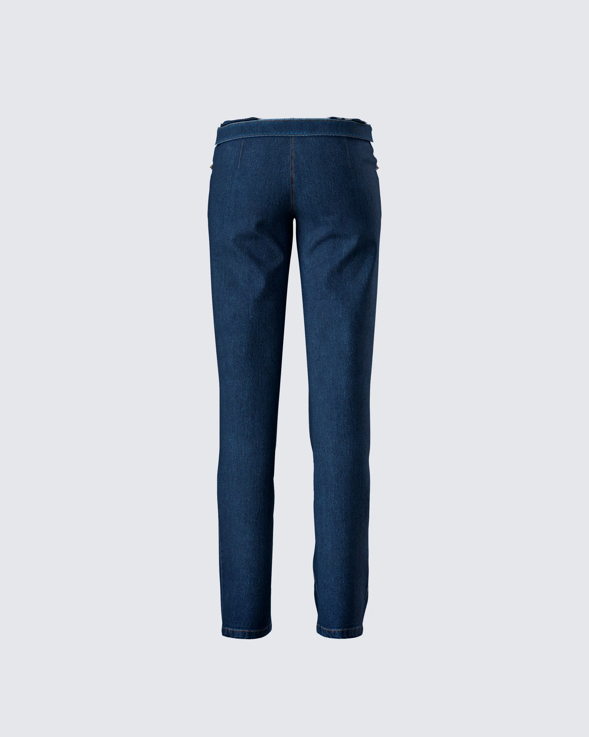 Briar Blue Low Waist Denim Pant sold by Finesse product image thumbnail 3