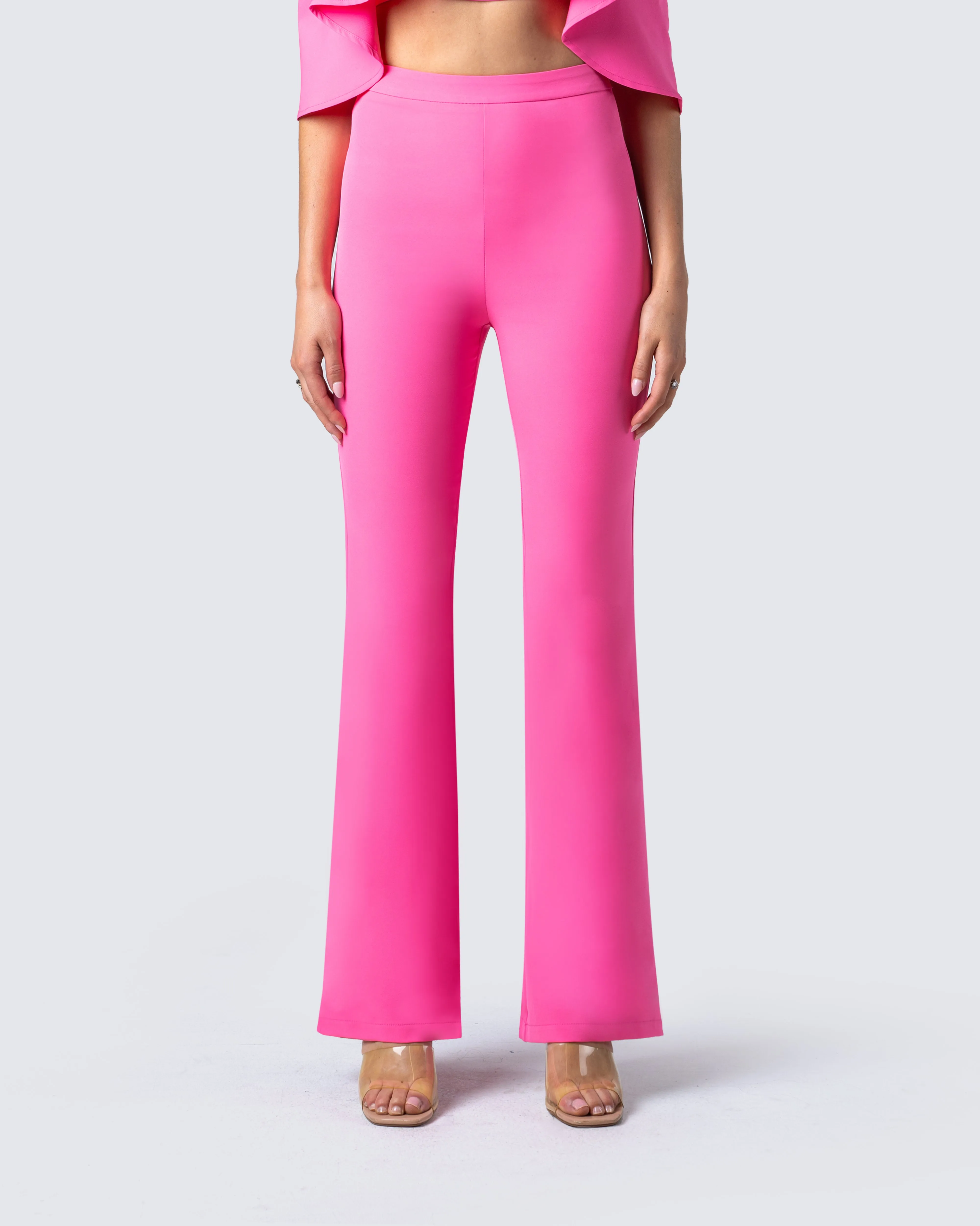Maro Pink High Rise Wide Leg Pant sold by Finesse product image thumbnail 4