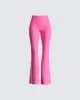 Maro Pink High Rise Wide Leg Pant sold by Finesse