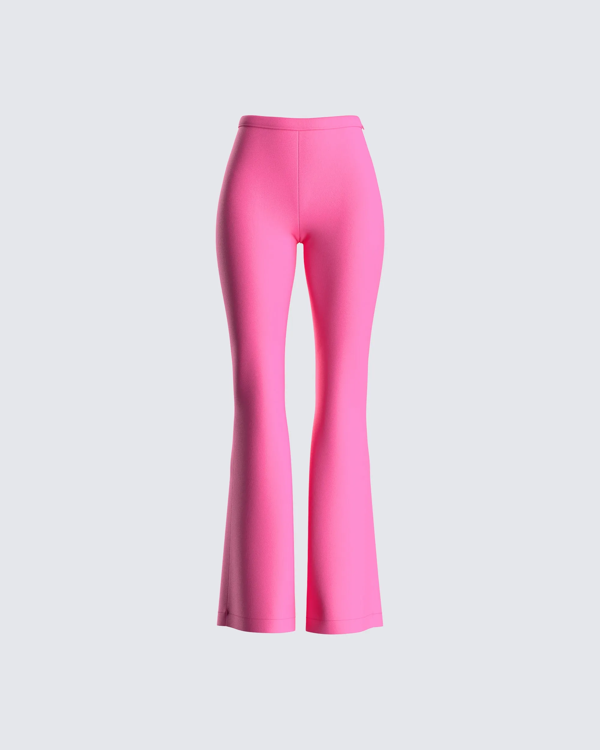 Maro Pink High Rise Wide Leg Pant sold by Finesse