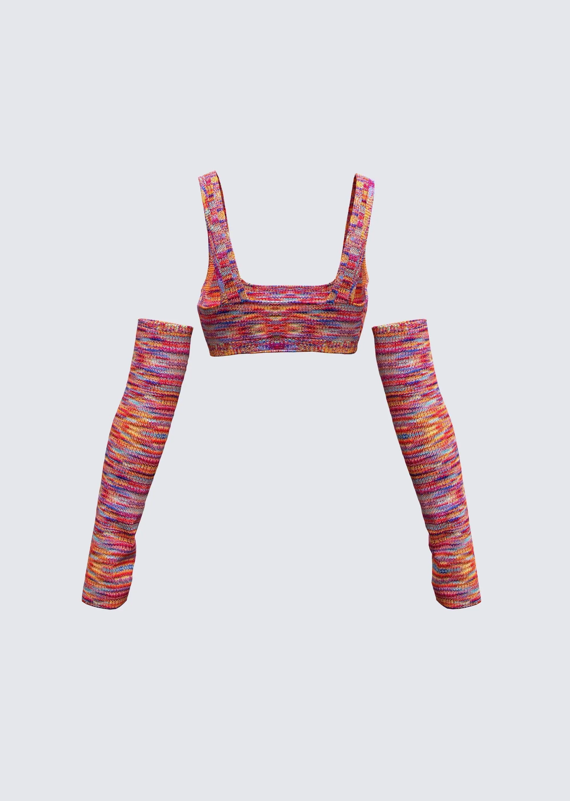 Cara Rainbow Knit Top & Sleeves sold by Finesse product image thumbnail 3