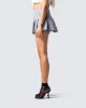 Madeleine Grey Pleated Mini Skirt sold by Finesse
