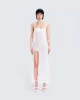 Myla White Floral Mesh Maxi Dress sold by Finesse