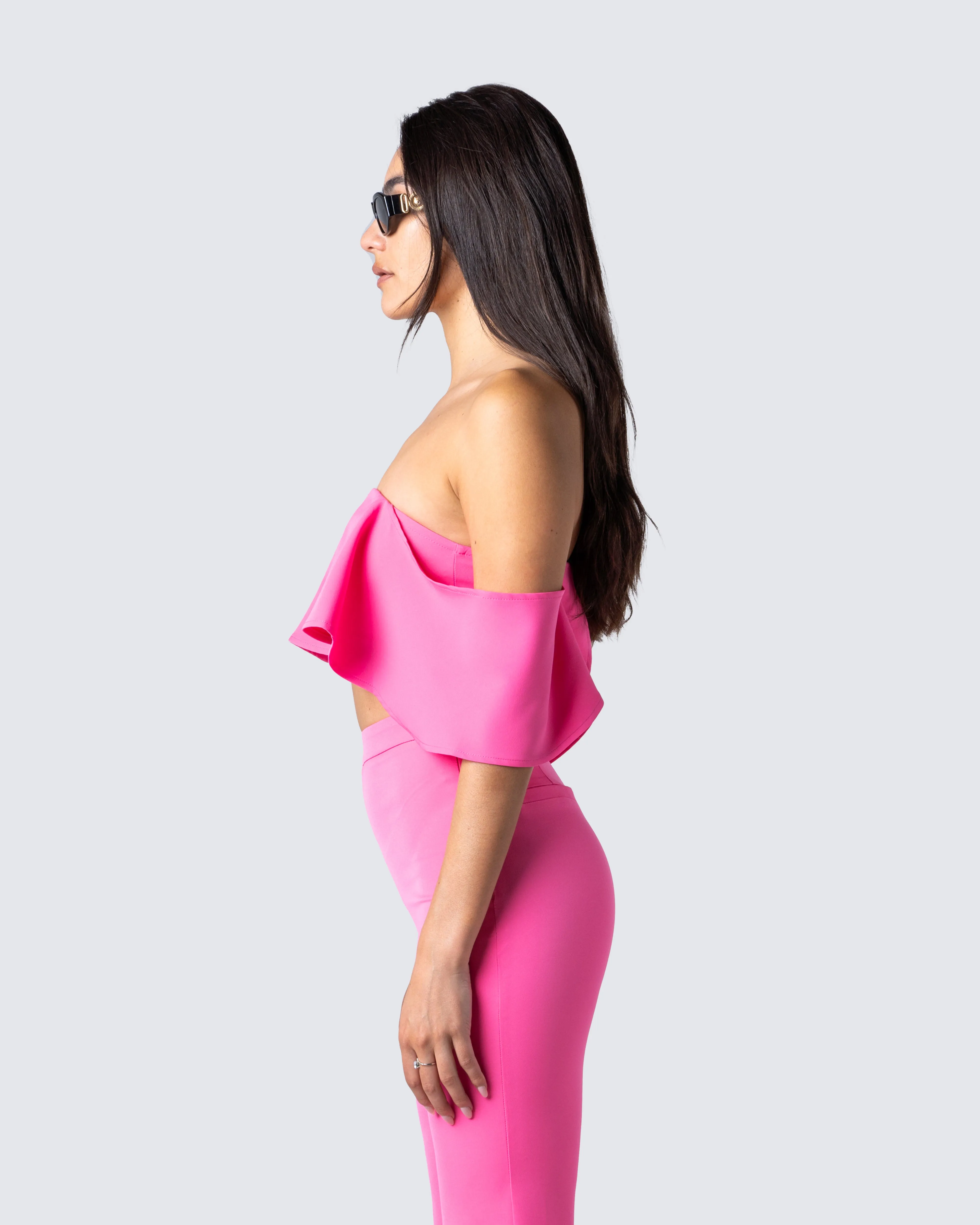 Maro Pink Off Shoulder Top sold by Finesse product image thumbnail 5