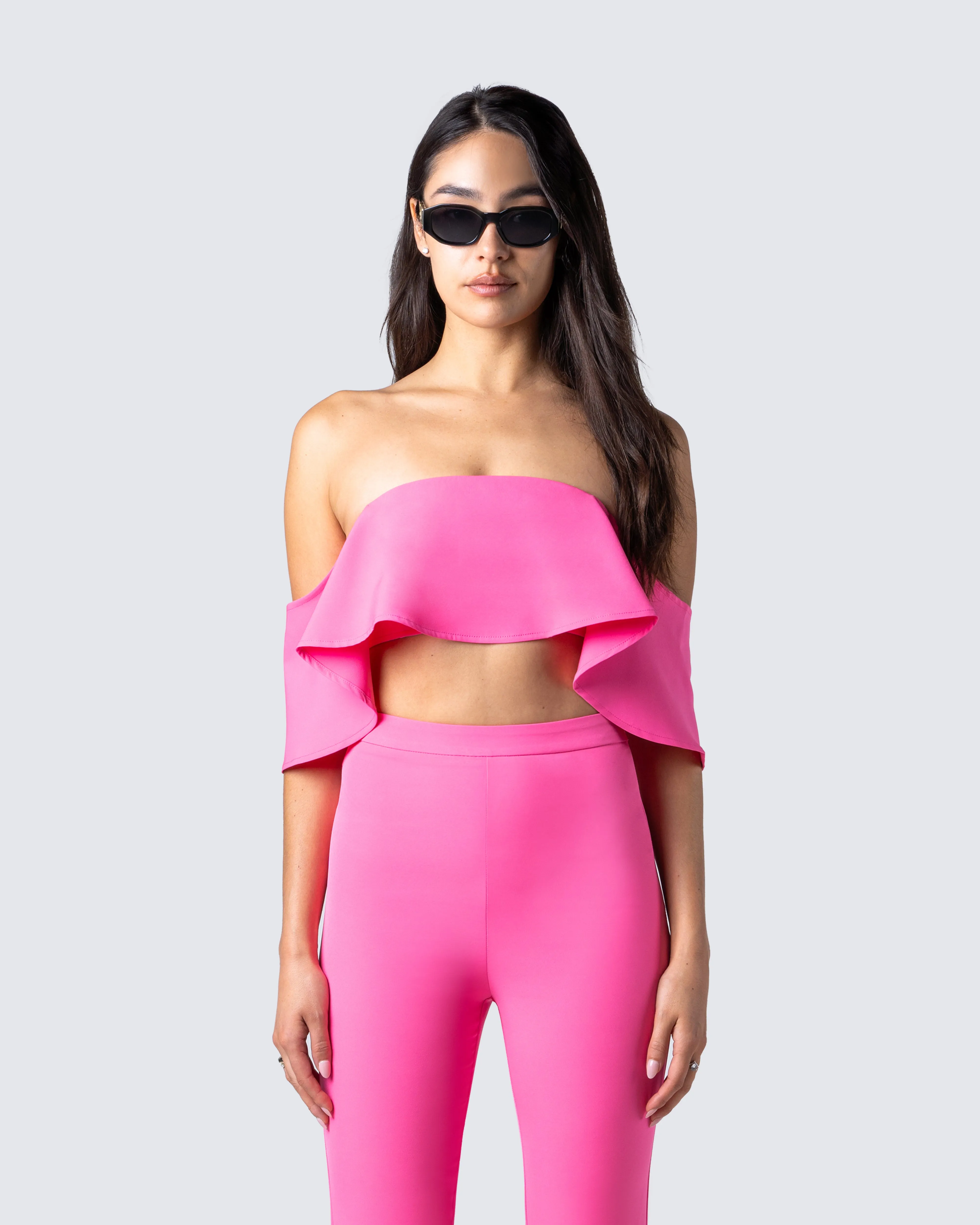 Maro Pink Off Shoulder Top sold by Finesse product image thumbnail 4
