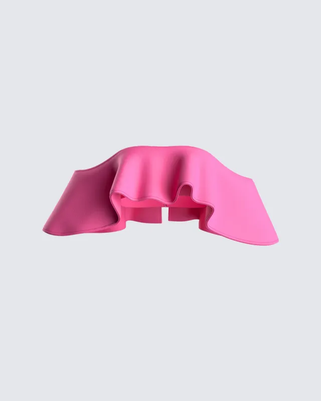 Maro Pink Off Shoulder Top sold by Finesse