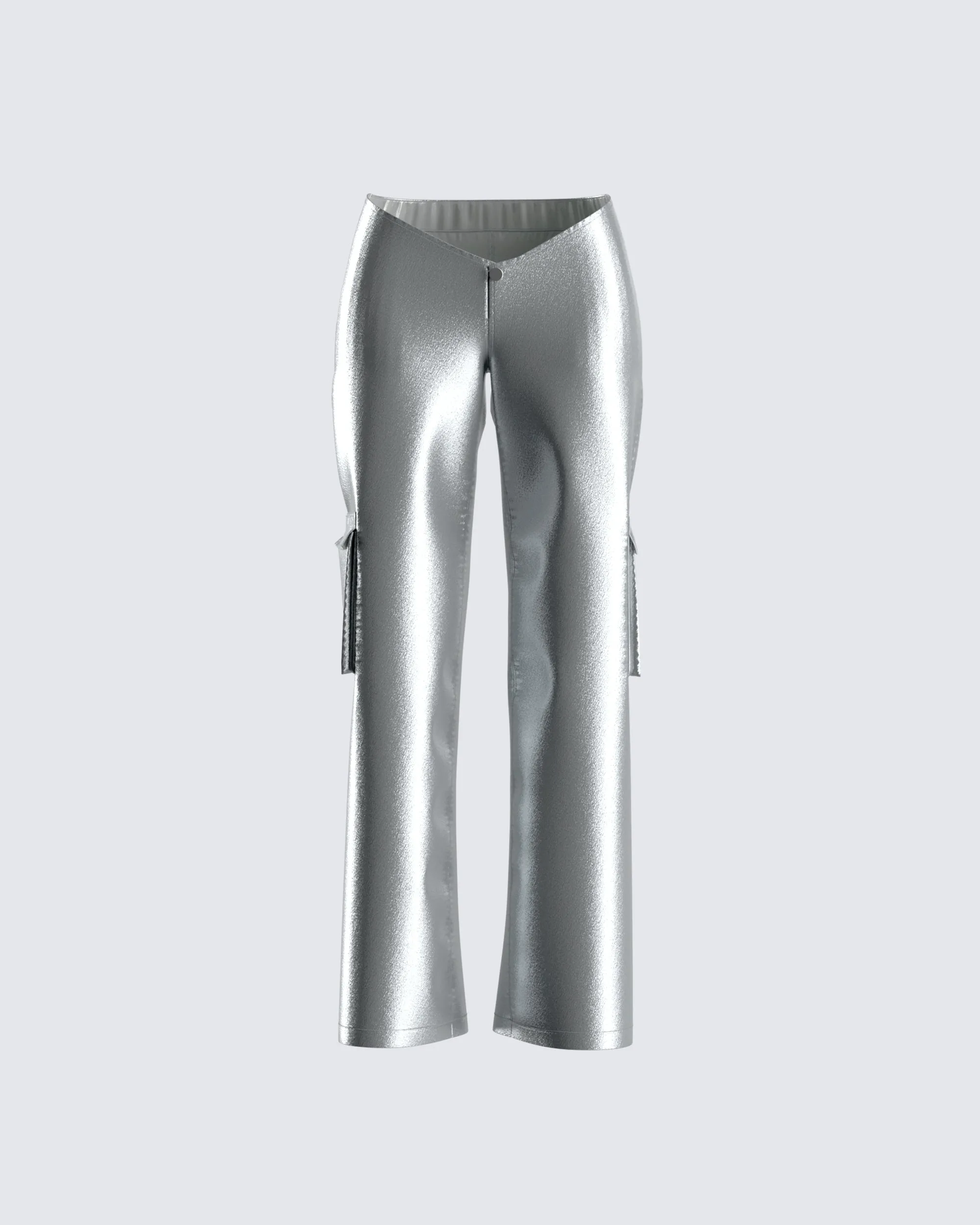 Rara Chrome Low V Pants sold by Finesse