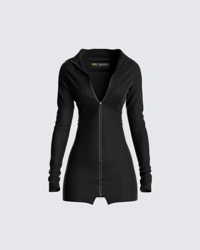 Rada Zip-up Mini Dress sold by Finesse