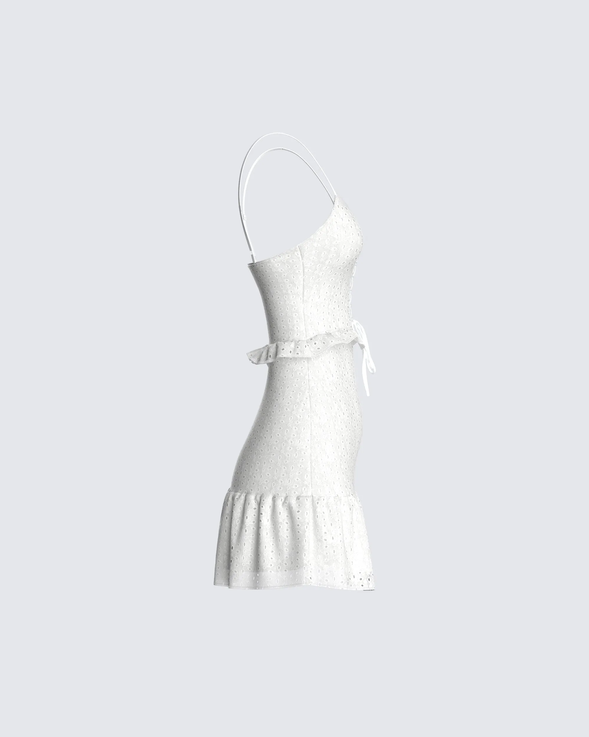 Delilah White Mini Dress sold by Finesse product image thumbnail 2