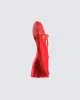 Willis Red Lace Mini Dress sold by Finesse
