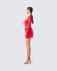 Willis Red Lace Mini Dress sold by Finesse