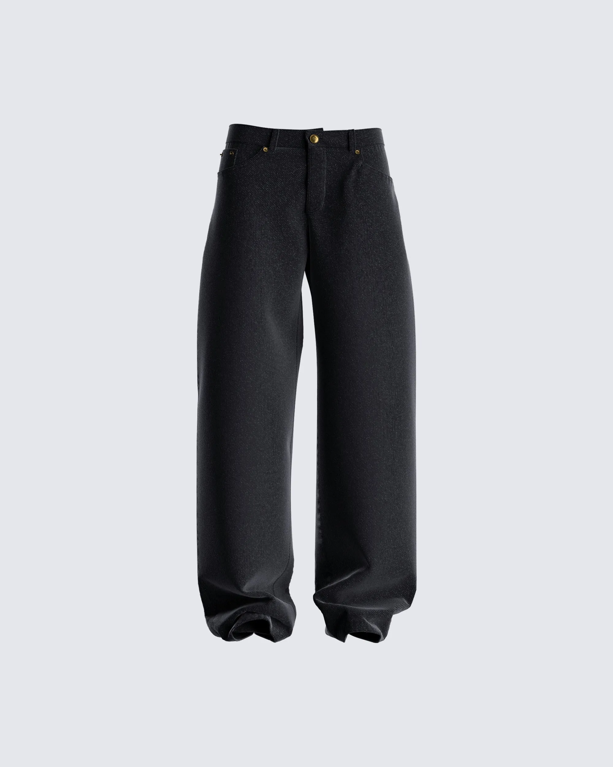 Kai Black Washed Balloon Pant sold by Finesse