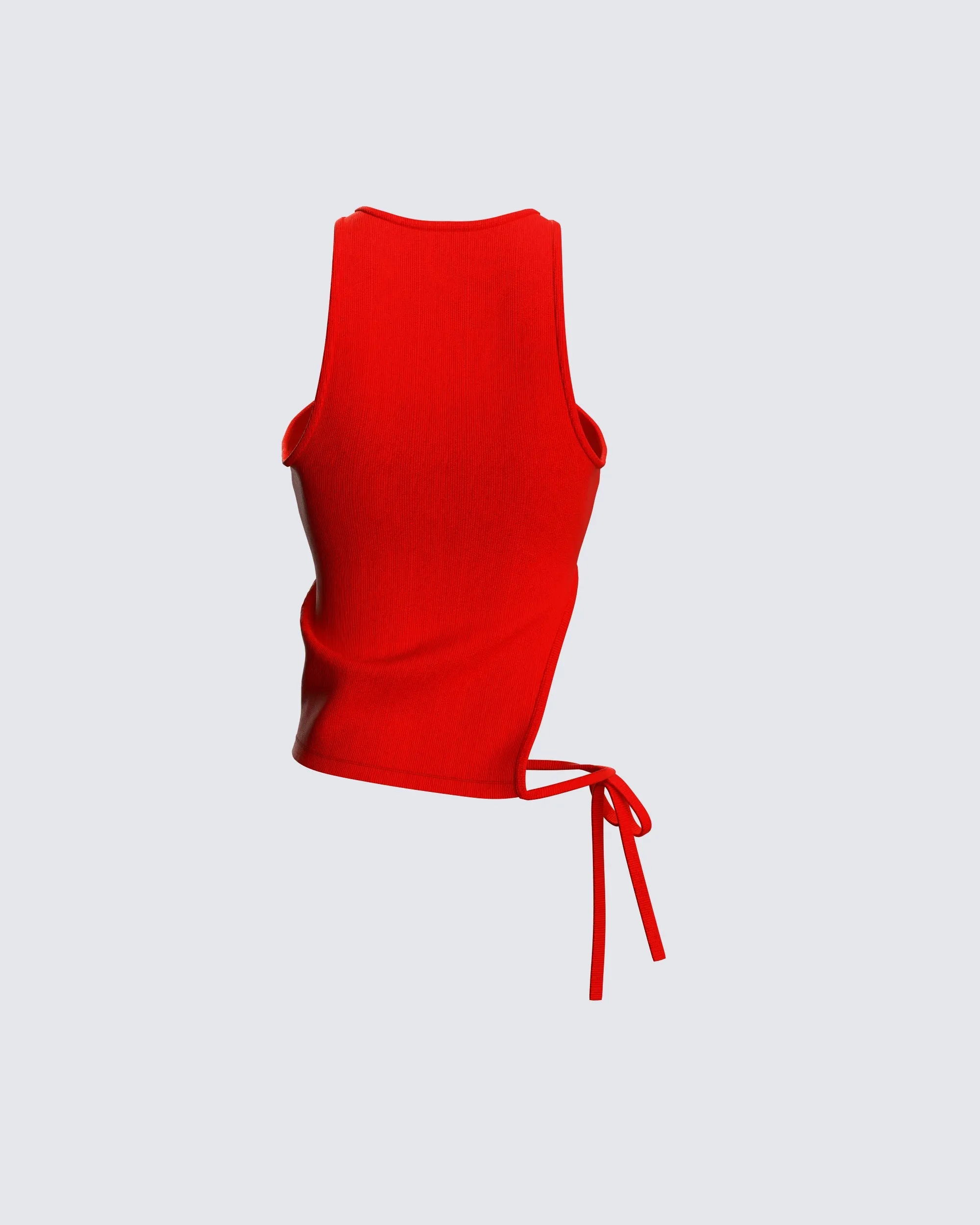 Allen Red Cut Away Tank sold by Finesse product image thumbnail 3