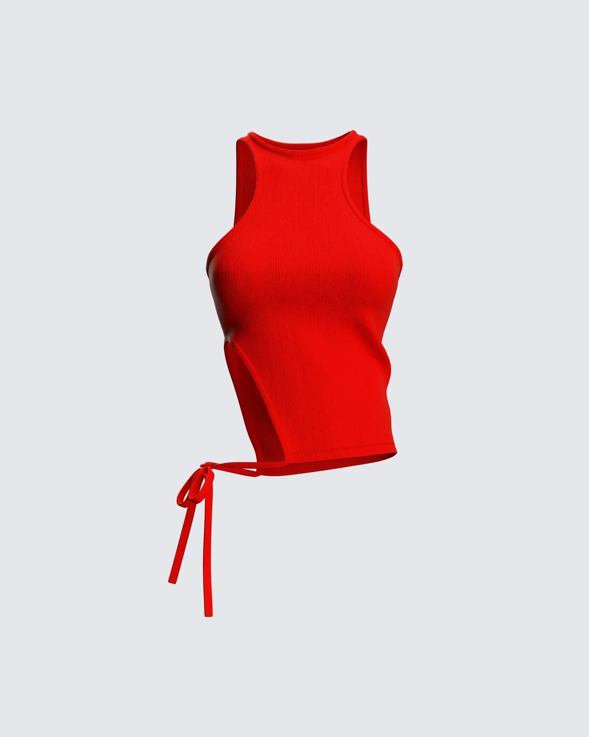 Allen Red Cut Away Tank sold by Finesse