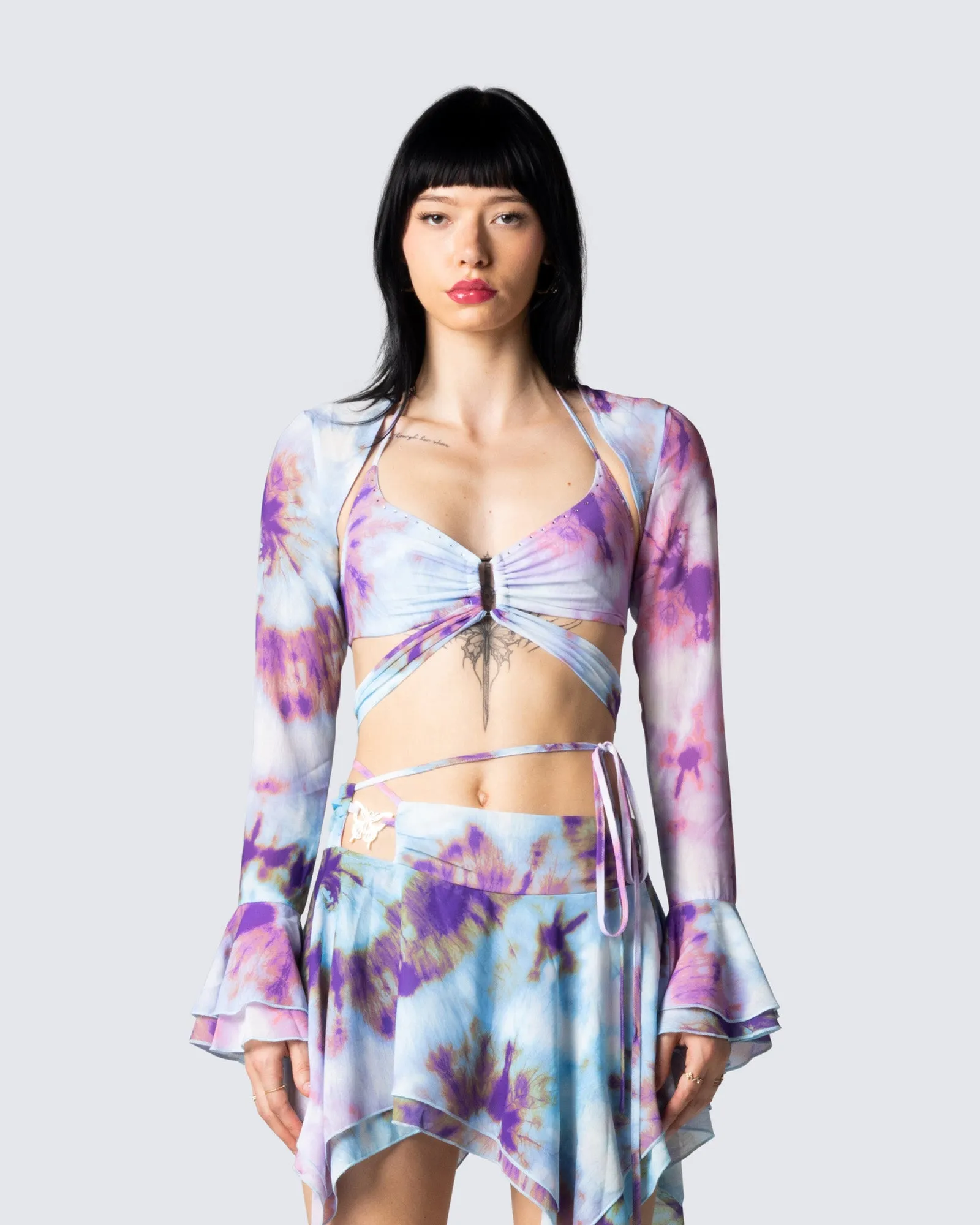 Kadence Tie Dye Print Top sold by Finesse product image thumbnail 4
