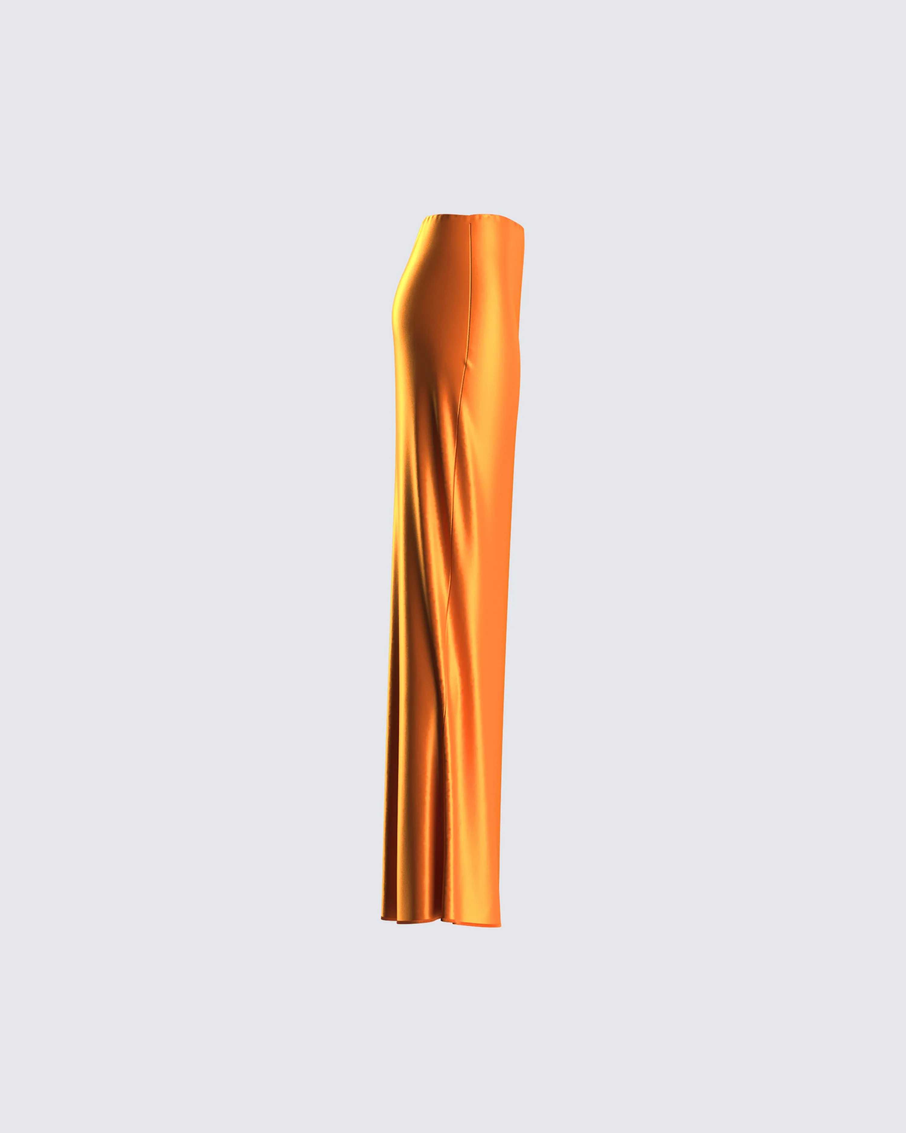 Odette Orange Satin Maxi Skirt sold by Finesse product image thumbnail 2