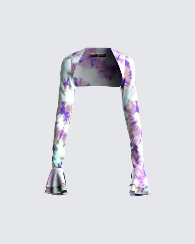 Kadence Tie Dye Print Shrug sold by Finesse