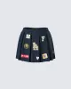 Teagan Patch Mini Skirt sold by Finesse