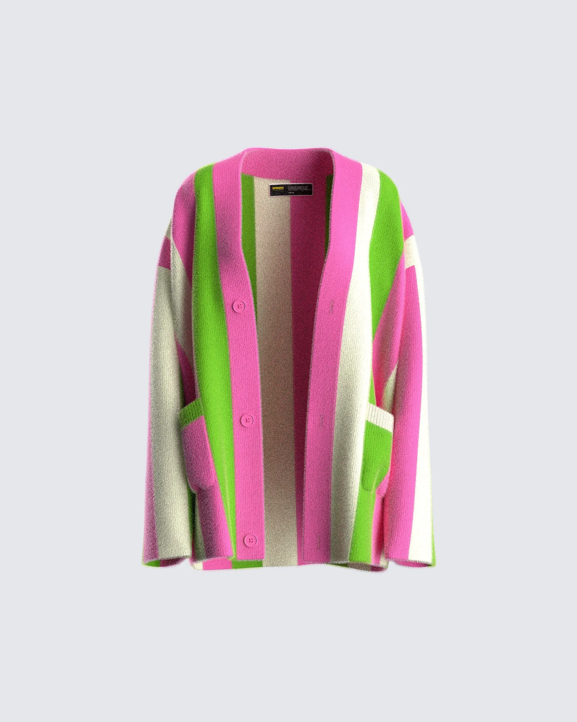 Abbie Multi Striped Cardigan sold by Finesse