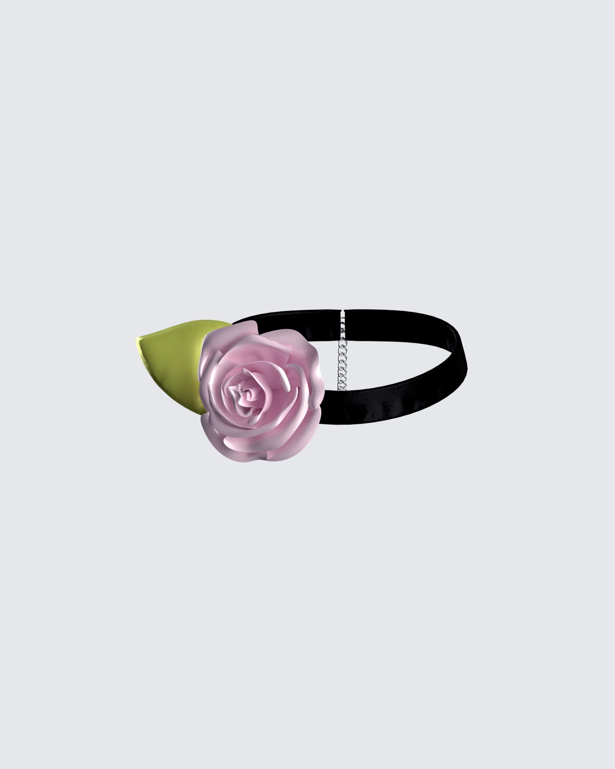 Yvonne Pink Flower Choker sold by Finesse