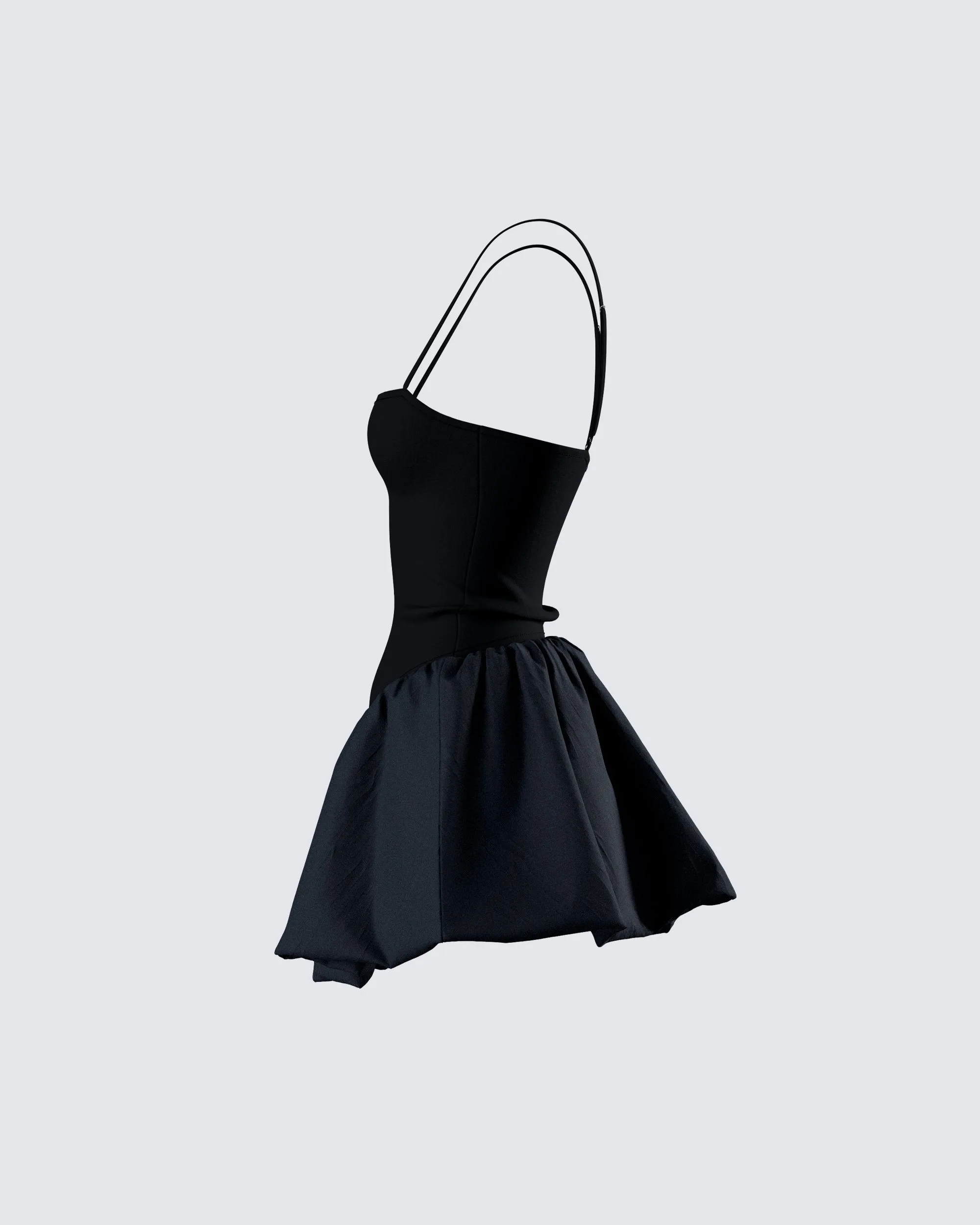 Hadley Black Bubble Mini Dress sold by Finesse product image thumbnail 2