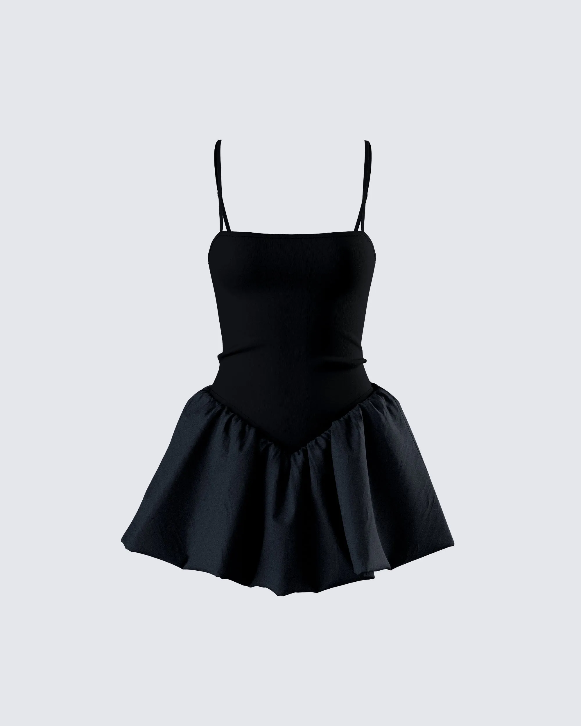 Hadley Black Bubble Mini Dress sold by Finesse