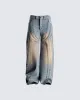 Aleksandra Wide Leg Blue Jeans sold by Finesse