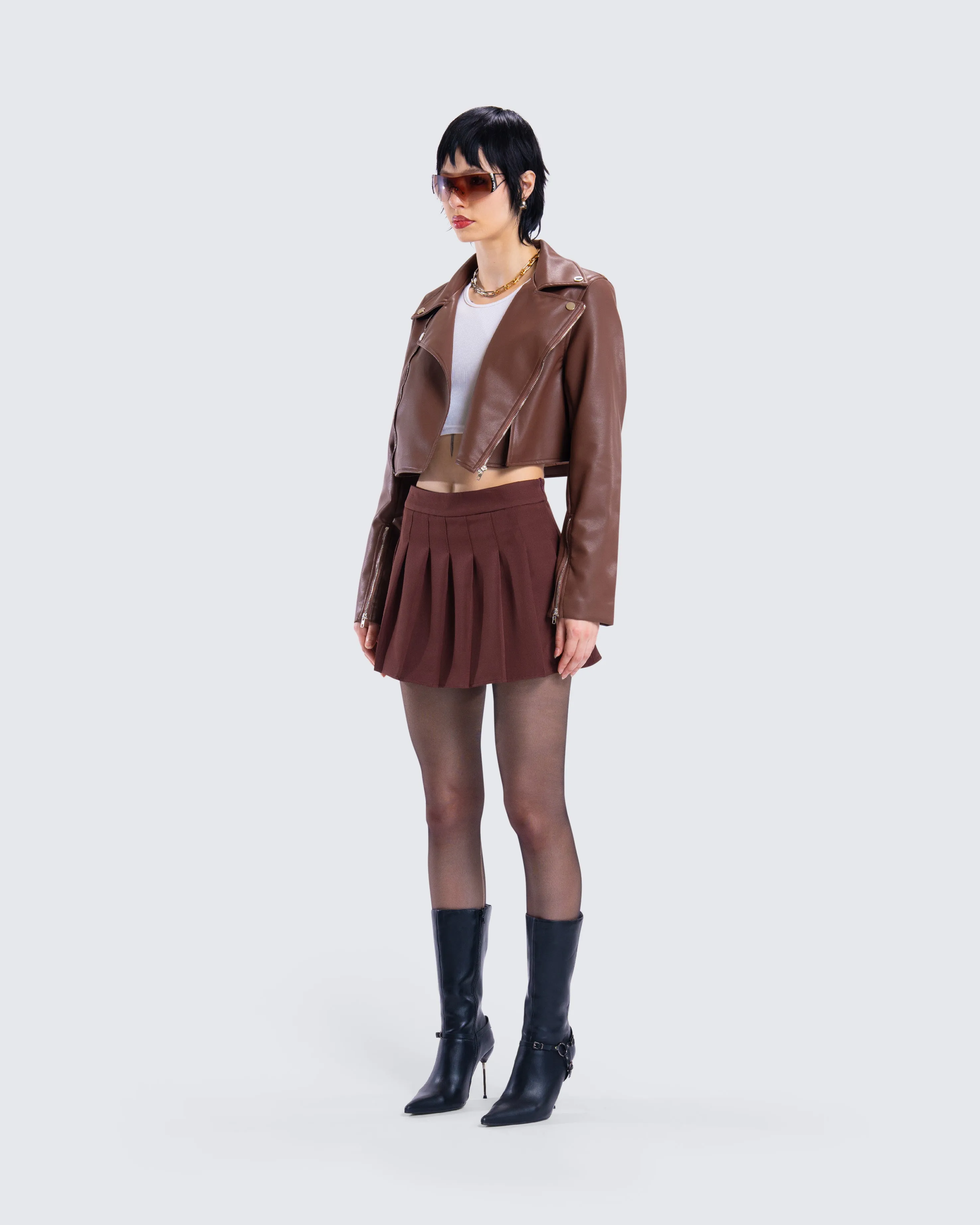 Donny Brown Pleated Set sold by Finesse product image thumbnail 5