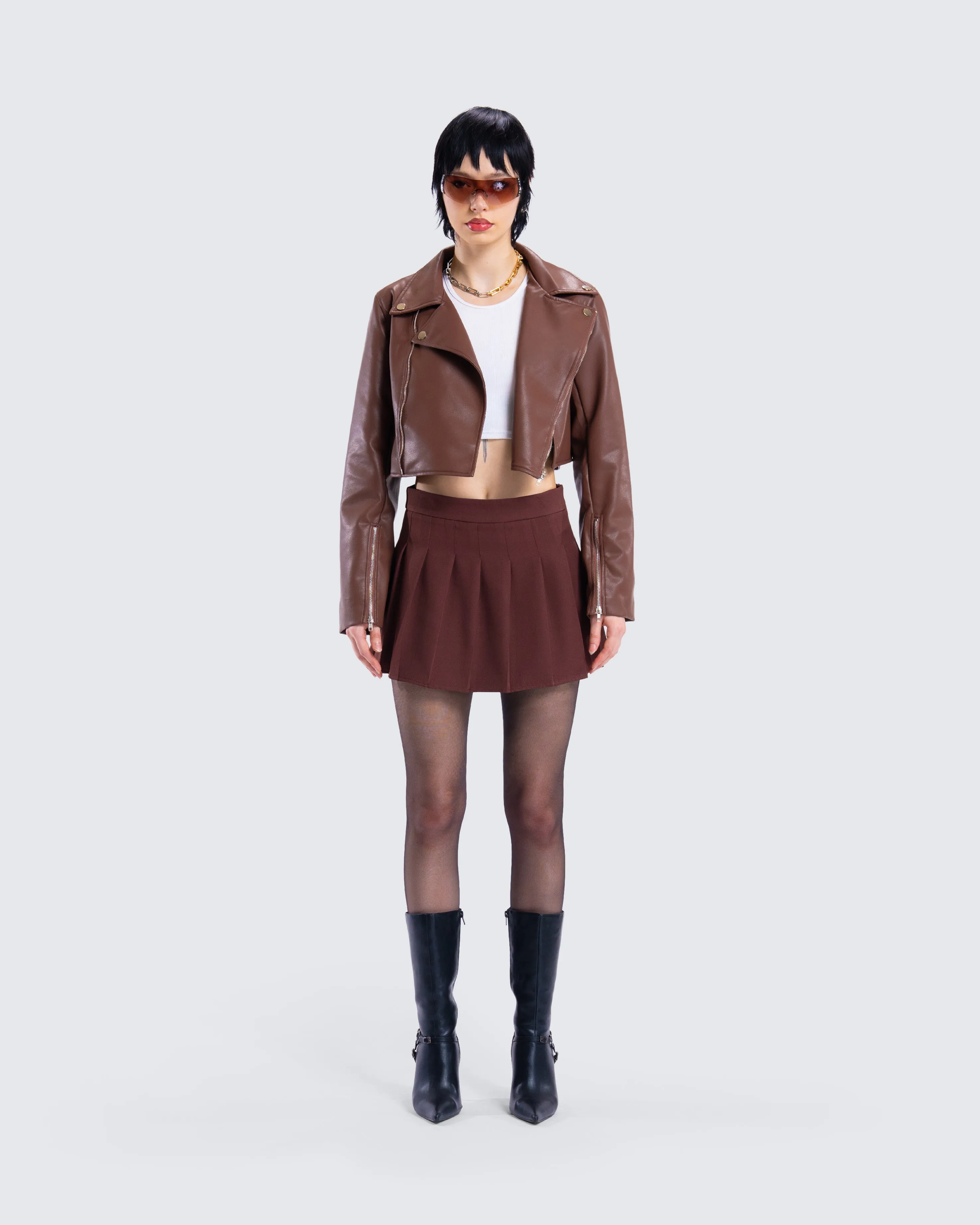 Donny Brown Pleated Set sold by Finesse product image thumbnail 4