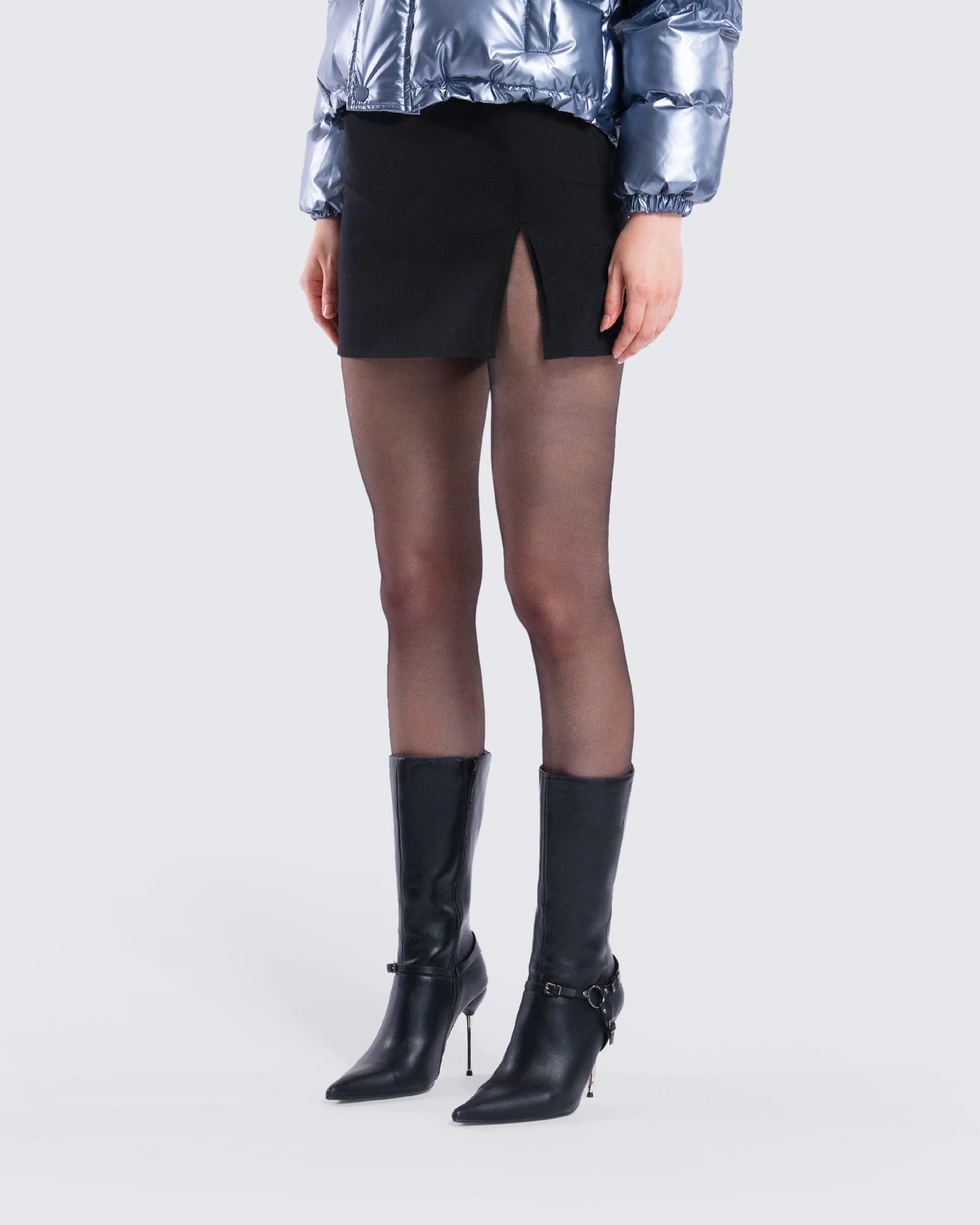Kimmy Black Mini Skirt sold by Finesse product image thumbnail 5