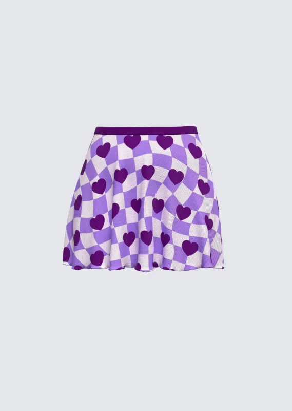 Kristi Eat Your Heart Out Skirt sold by Finesse