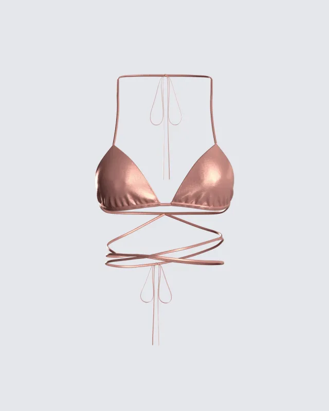Gracie Satin Bralette sold by Finesse