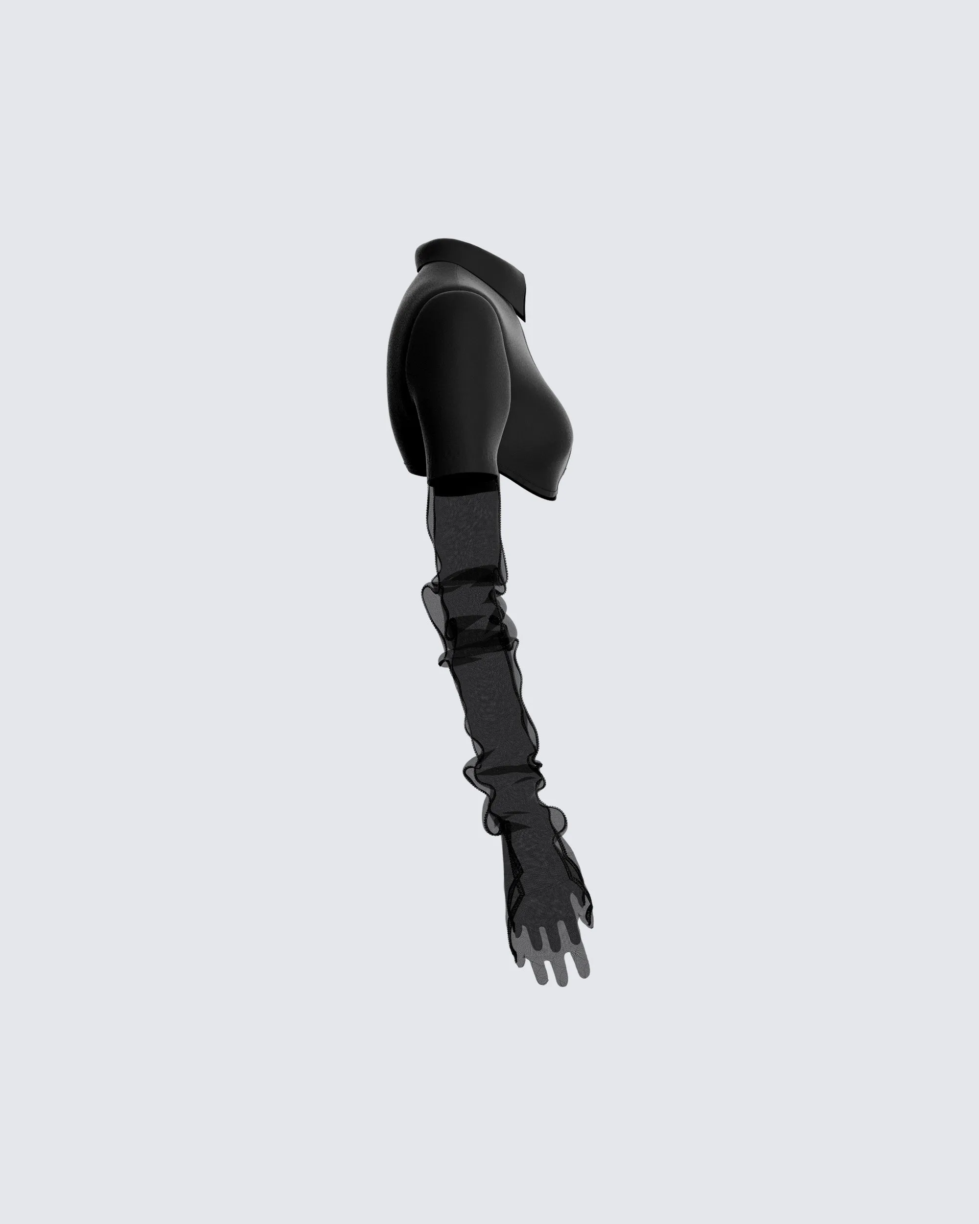 Sora Black Shirt & Gloves sold by Finesse product image thumbnail 2