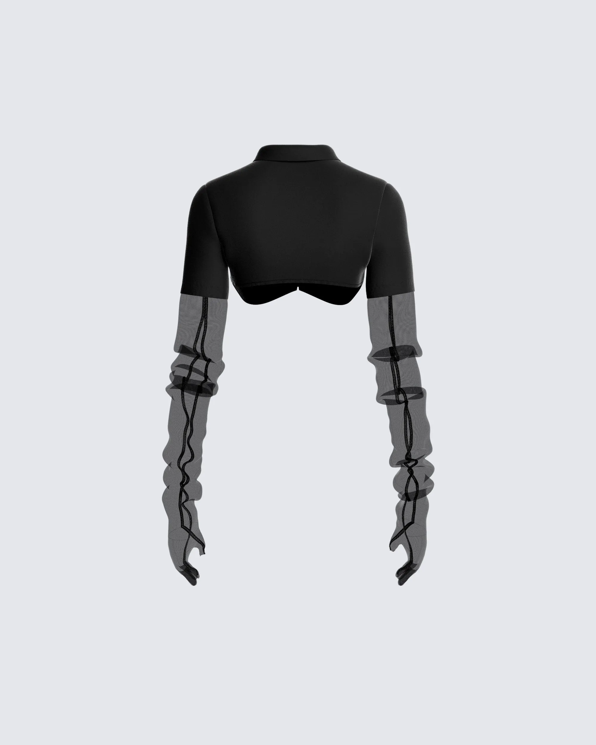 Sora Black Shirt & Gloves sold by Finesse product image thumbnail 3
