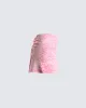 Evie Pink Pixel Print Mini Skirt sold by Finesse