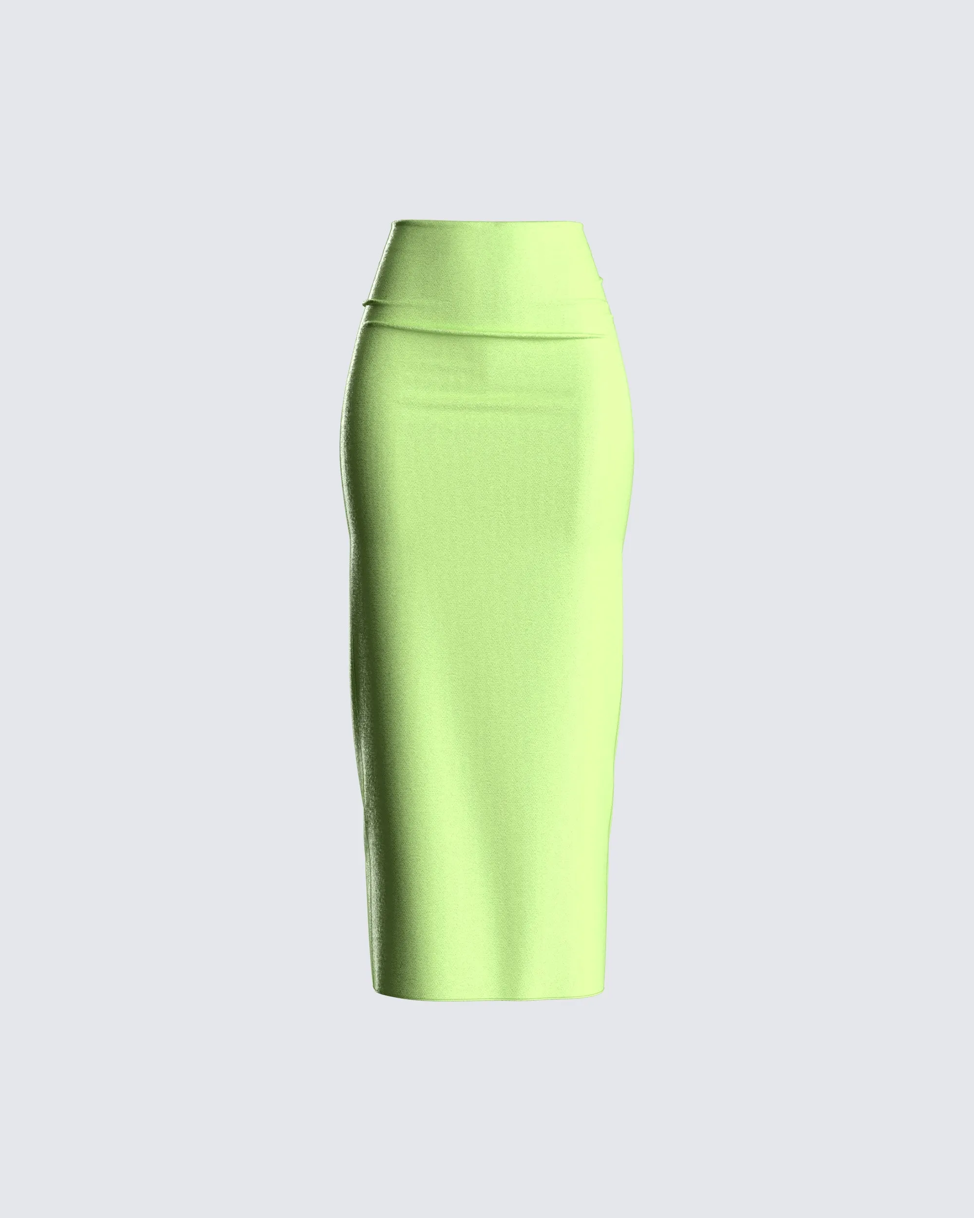 Fallon Light Green Maxi Skirt sold by Finesse