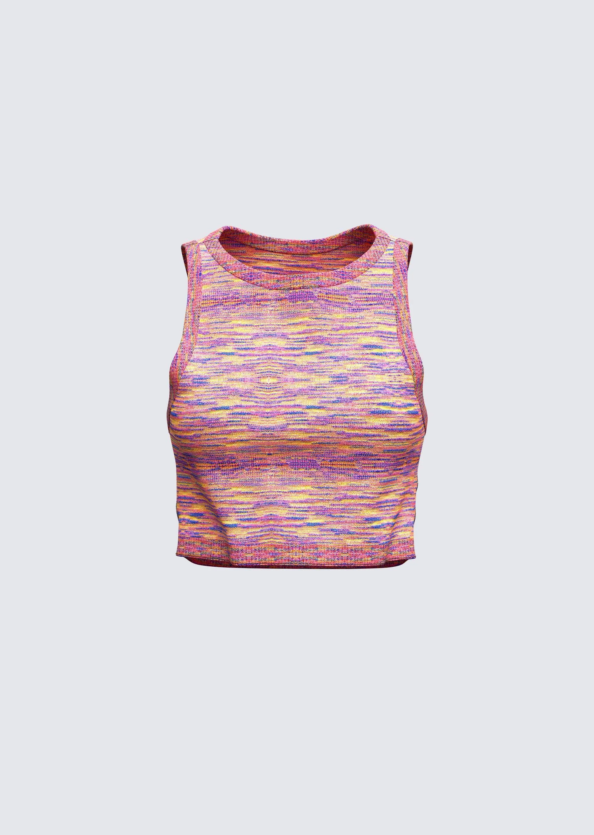 Kristi Kaleidoscopic Top sold by Finesse