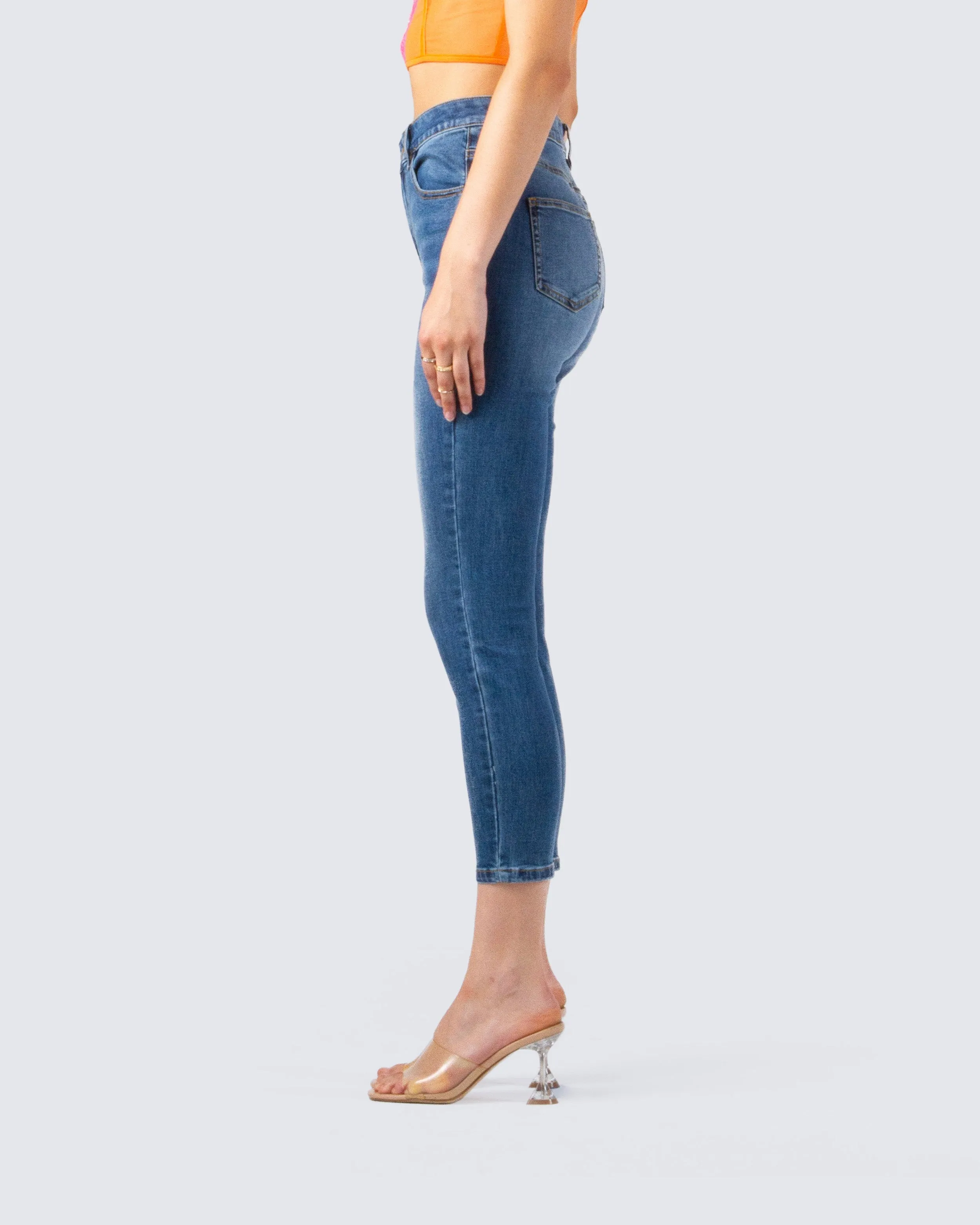 Mateo Skinny Blue Jeans sold by Finesse product image thumbnail 5