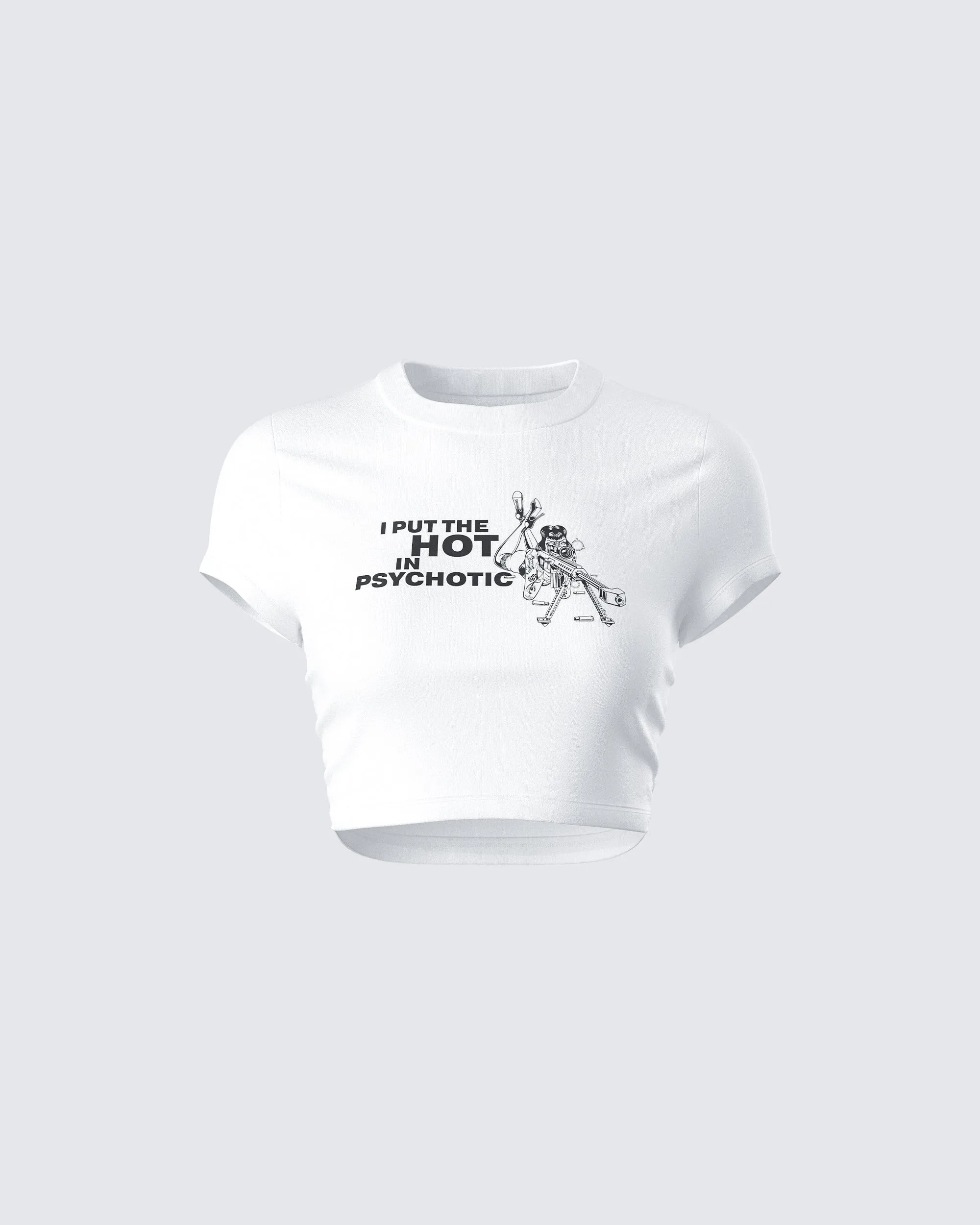 Chaya White Graphic Tee sold by Finesse