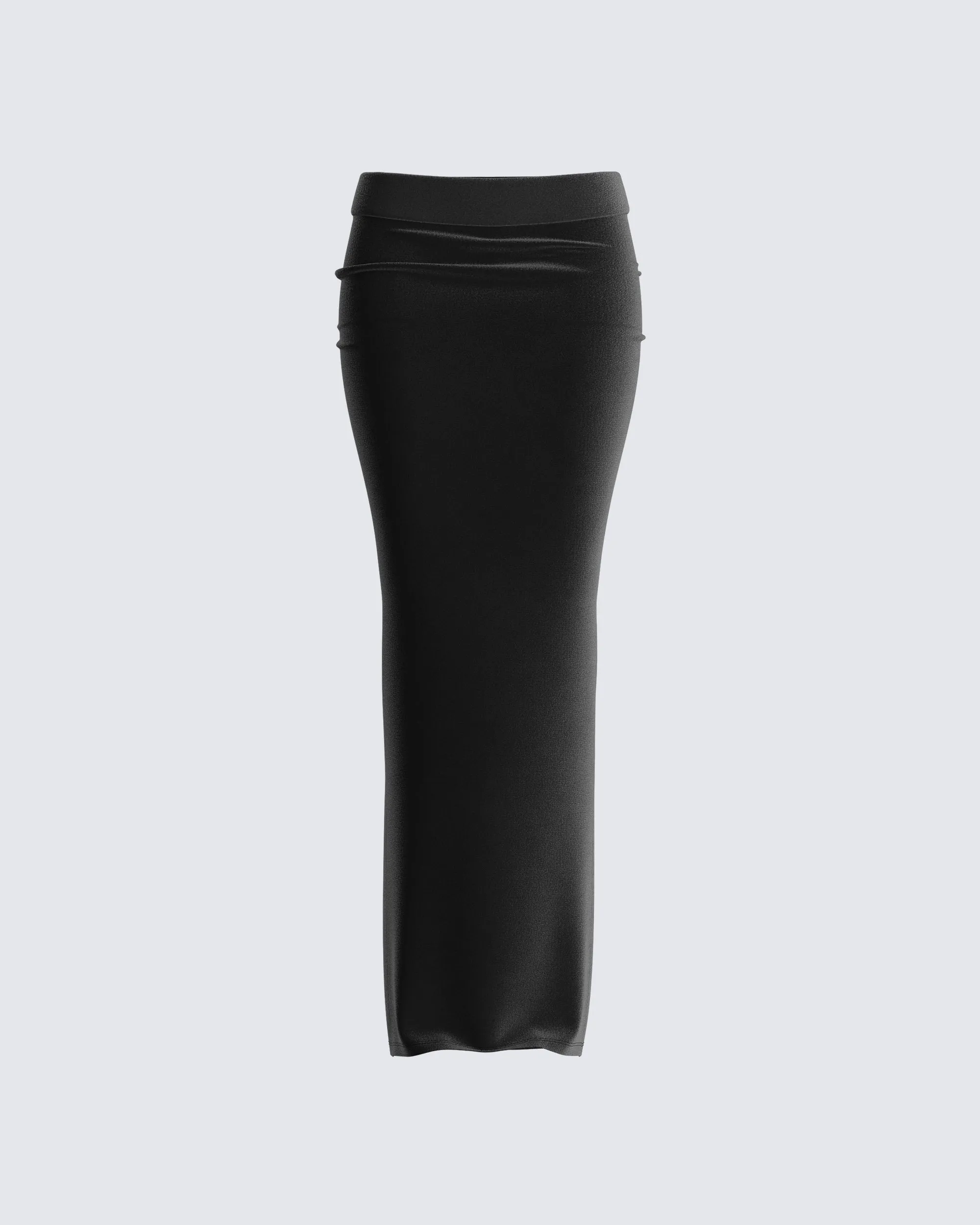 Ayla Black Velvet Maxi Skirt sold by Finesse