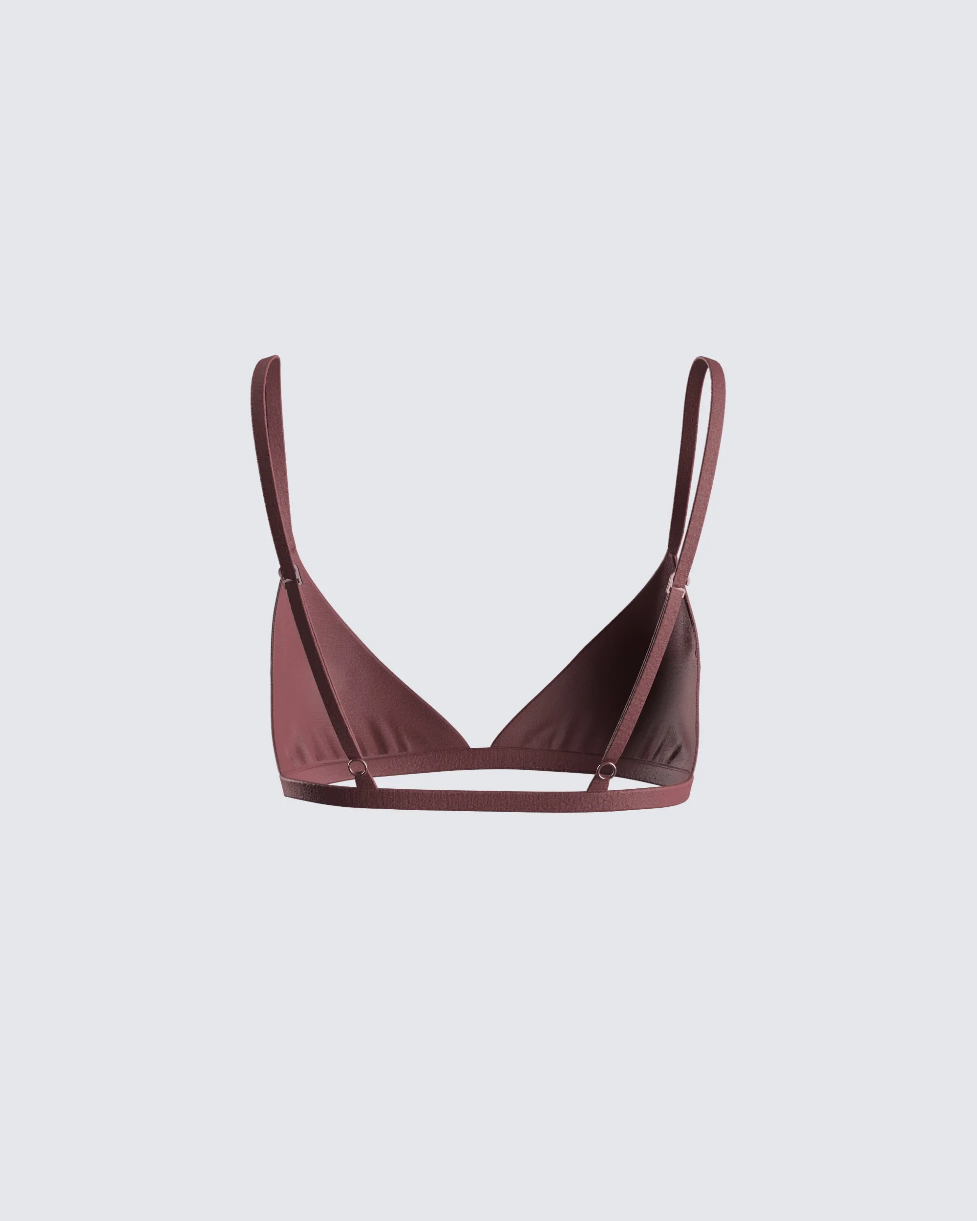 Ewa Brown Triangle Bralette Top sold by Finesse product image thumbnail 3