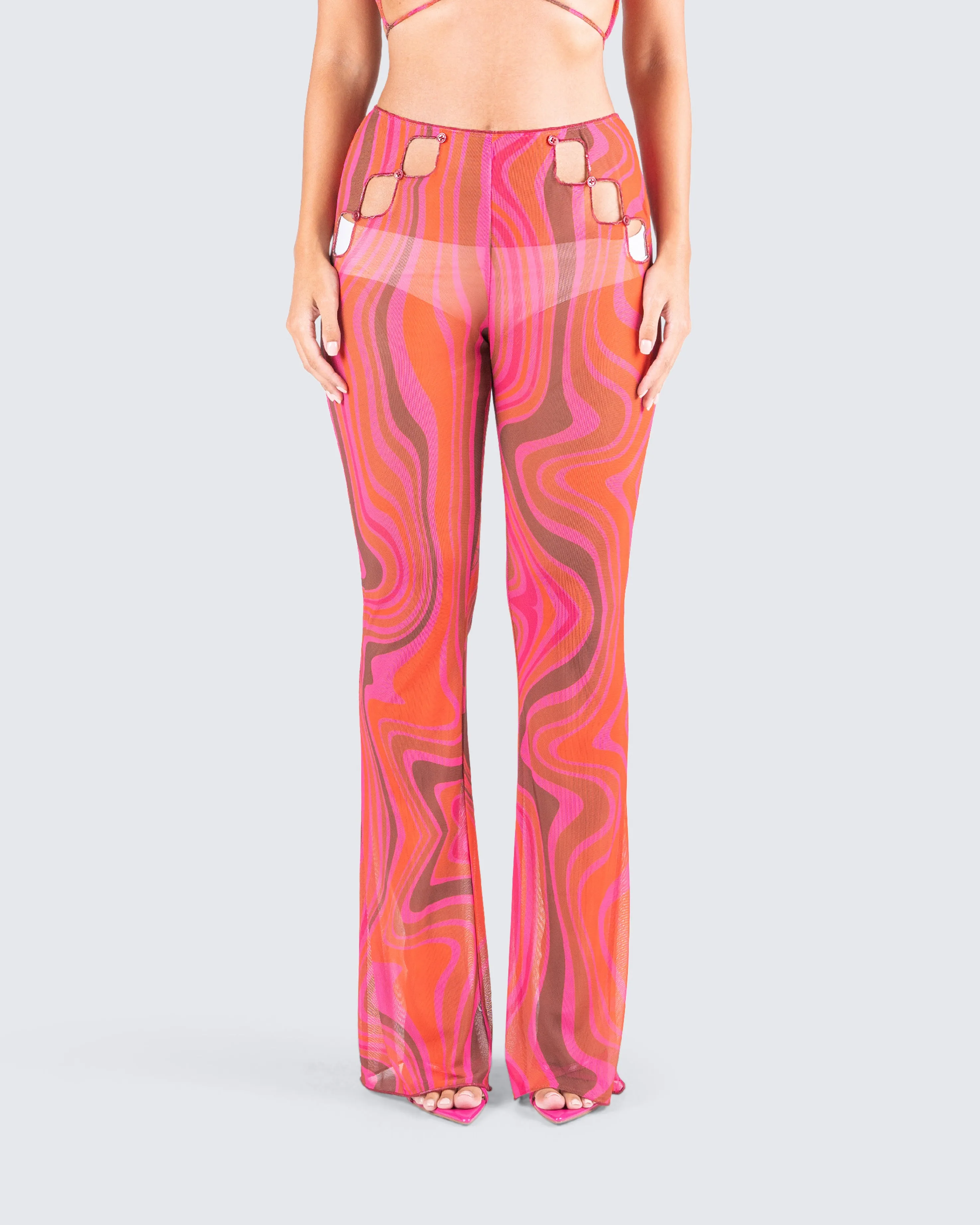 Carter Multi Print Pant sold by Finesse product image thumbnail 4