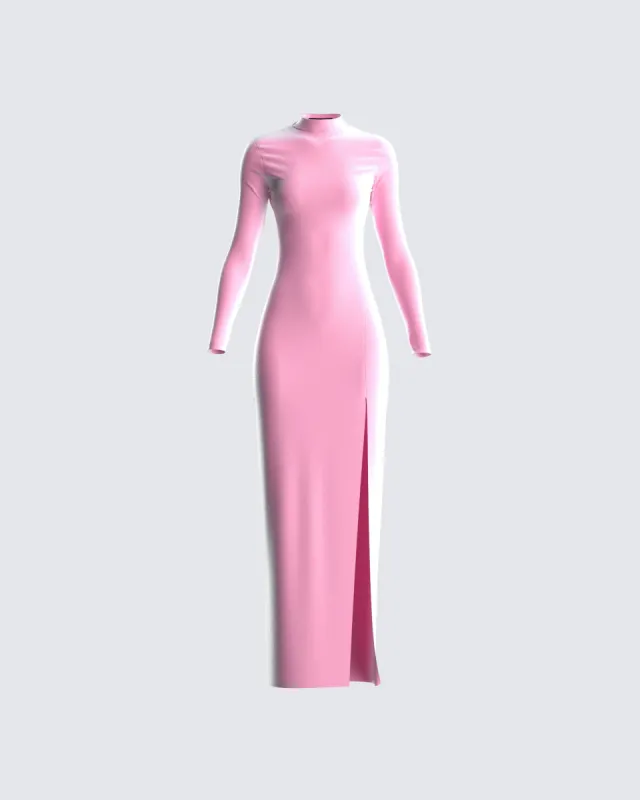 Eira Pink Backless Midi Dress sold by Finesse