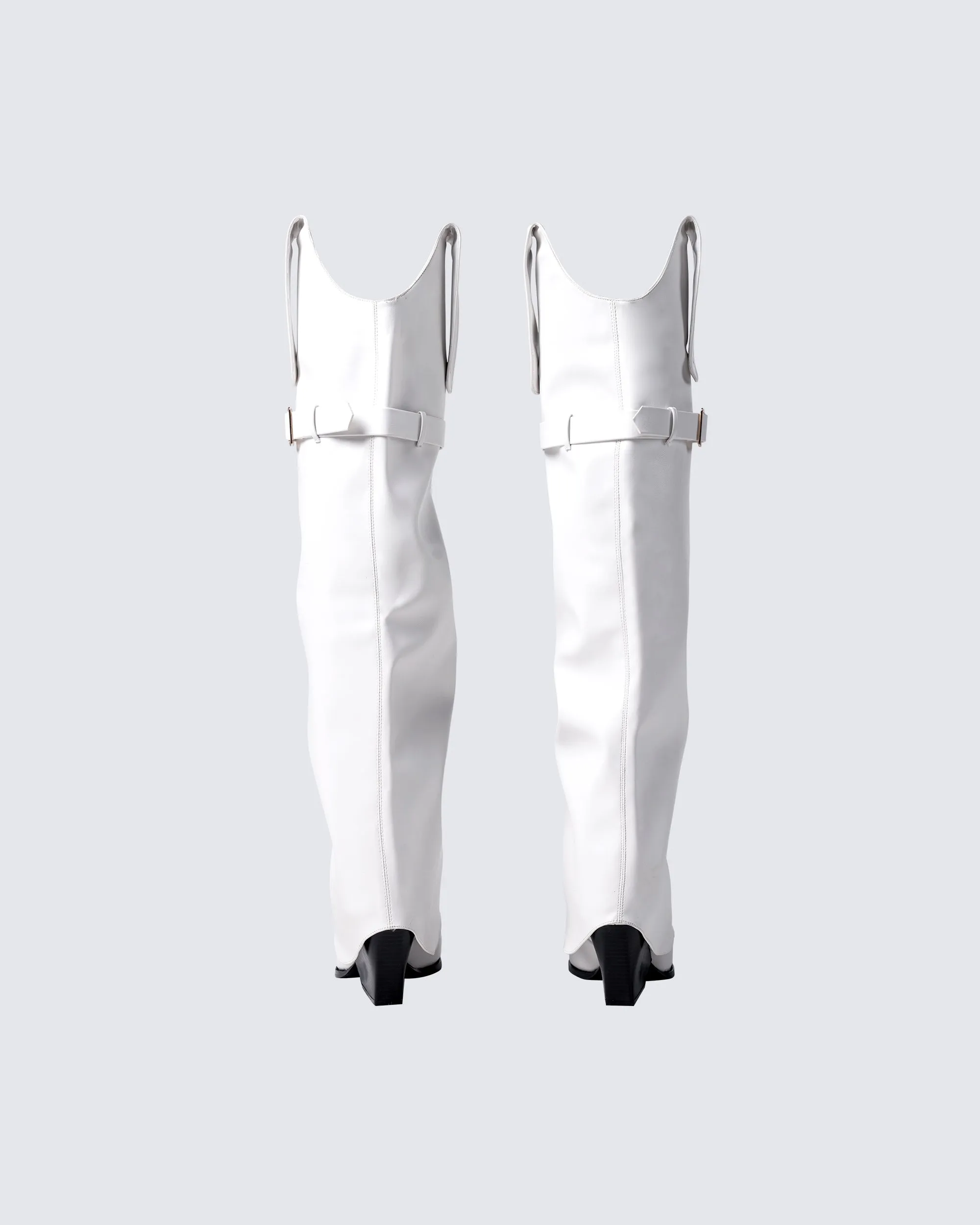 Jupiter White Convertible Boot sold by Finesse product image thumbnail 3